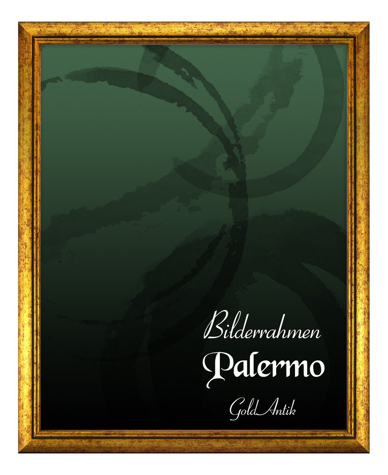 BIRAPA Einzelrahmen Bilderrahmen Palermo, (1 Stück), 20x20 cm, Gold, Holz