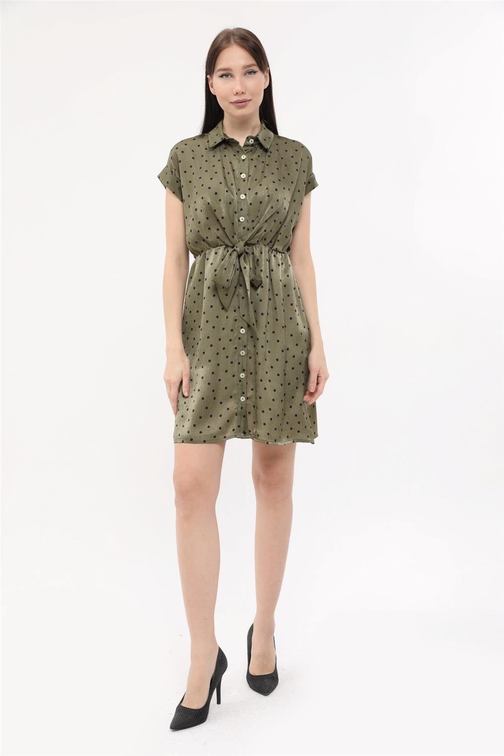 Midikleid Gepunktetes Kleid