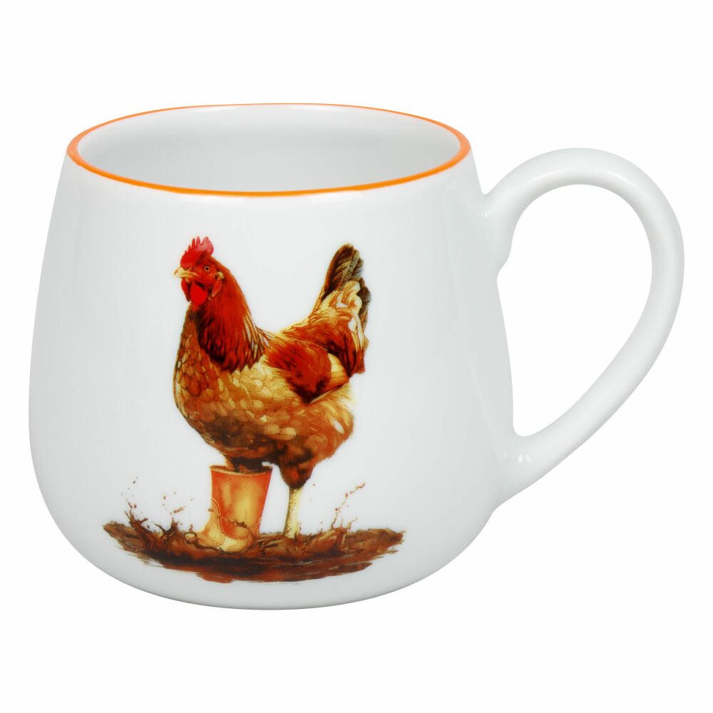 Könitz Becher Kuschelbecher Tapsige Henne, 400 ml, Porzellan
