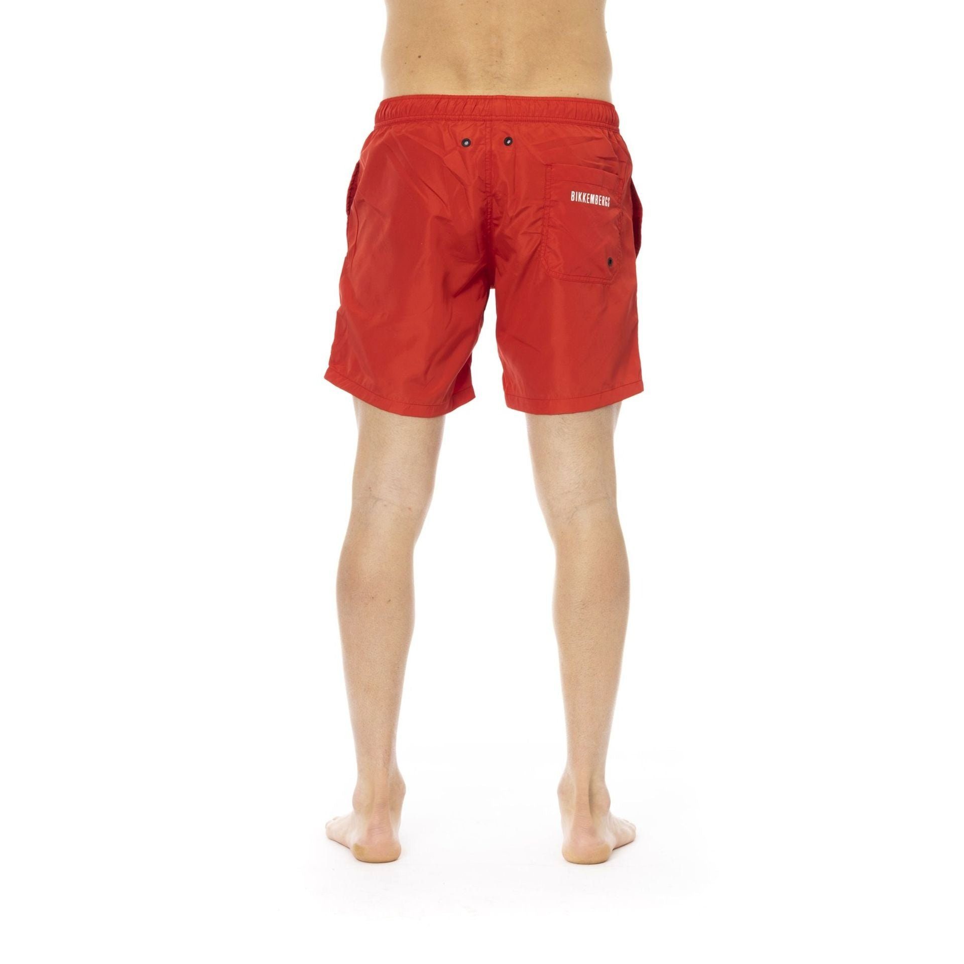 Herren deinen Boxer-Badehose für Sommerurlaub Rot Bikkembergs Must-Have Boxershorts, Beachwear, Bikkembergs