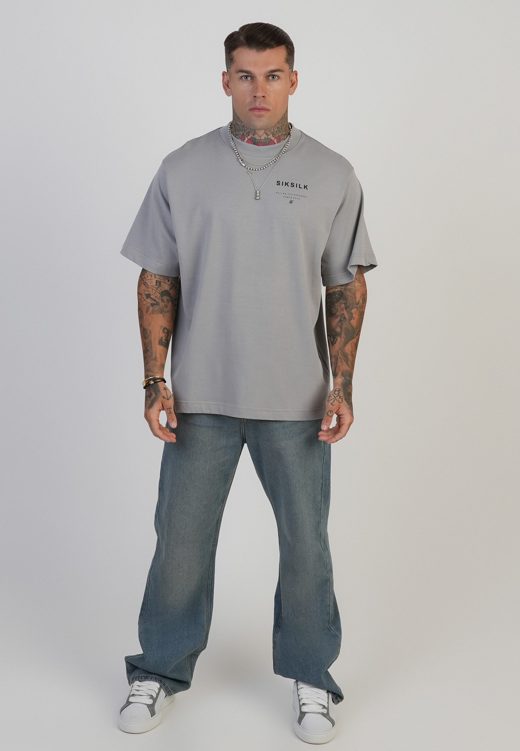 Siksilk T-Shirt SikSilk Herren T-Shirt mit Grafik