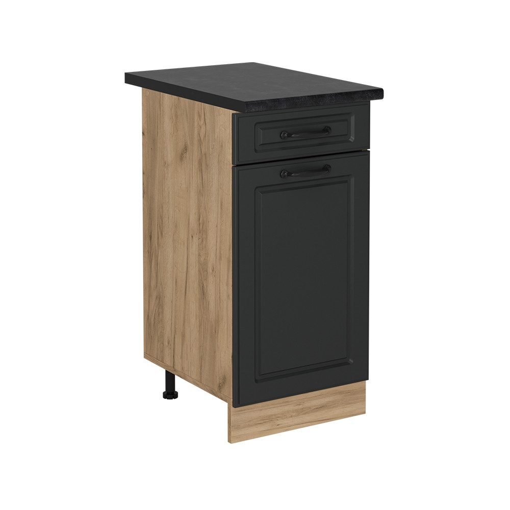 Vicco Unterschrank R-Line, Anthrazit Landhaus/Goldkraft Eiche, günstig online kaufen