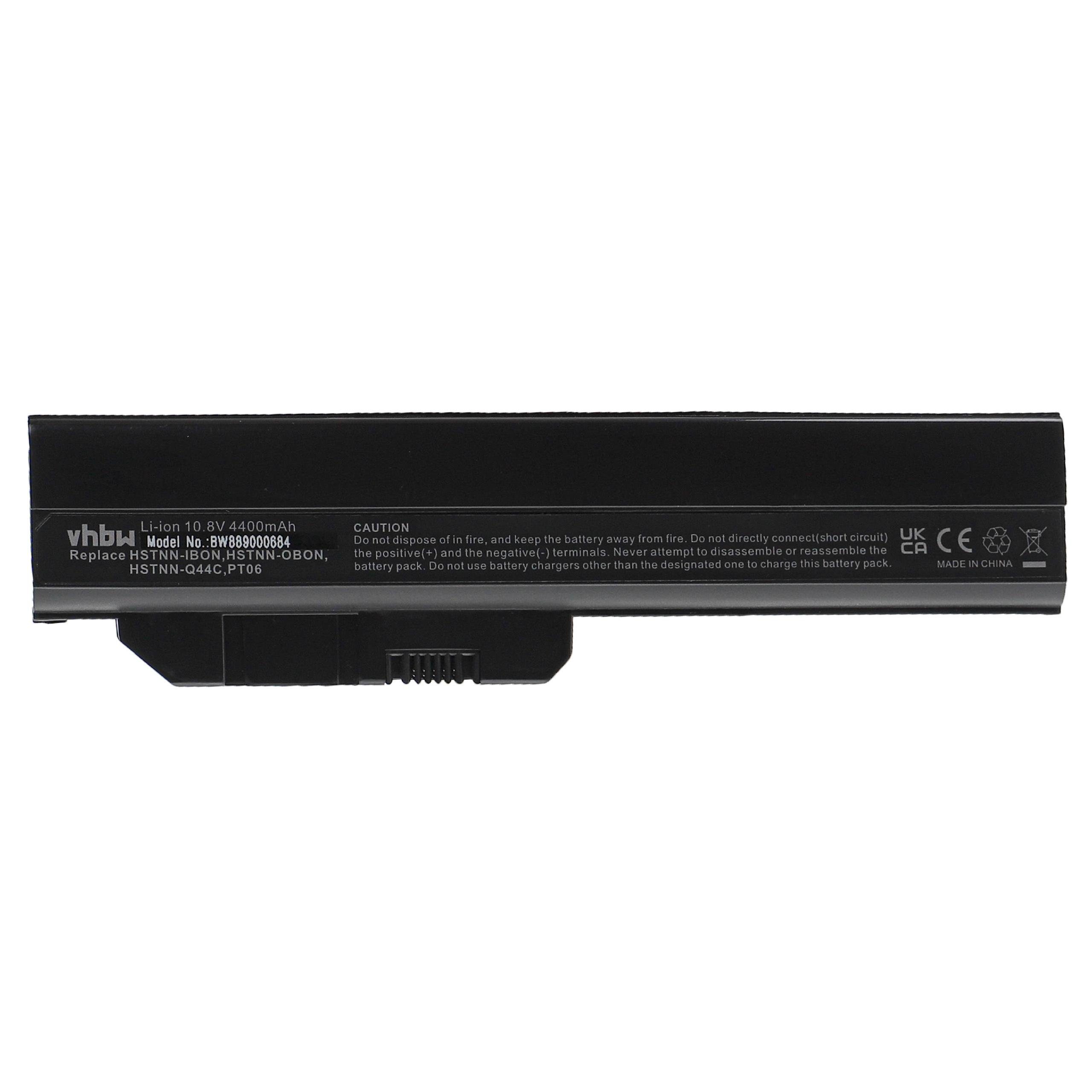 vhbw Akku Ersatz für HP NBP6A174B1, STNN-CBOX, WD548AA, MU06 für Notebook / Laptop-Akku Akku Li-Ion 4400 mAh (10,8 V, 1 St), Leistungsfähiger Austausch-Akku für Notebook, Monitor oder Tastatur