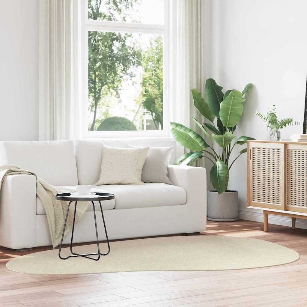 vidaXL Teppich Bereichsteppiche HUARTE Beige 160 x 230 cm Polyester