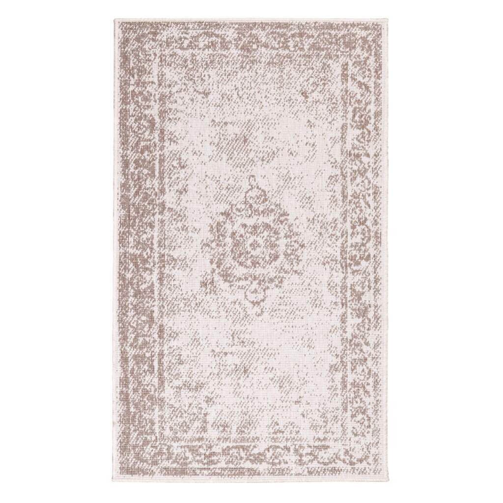 Carpet City Outdoorteppich "DUO RUG 5577" rechteckig 5 mm Höhe Wendeteppich günstig online kaufen