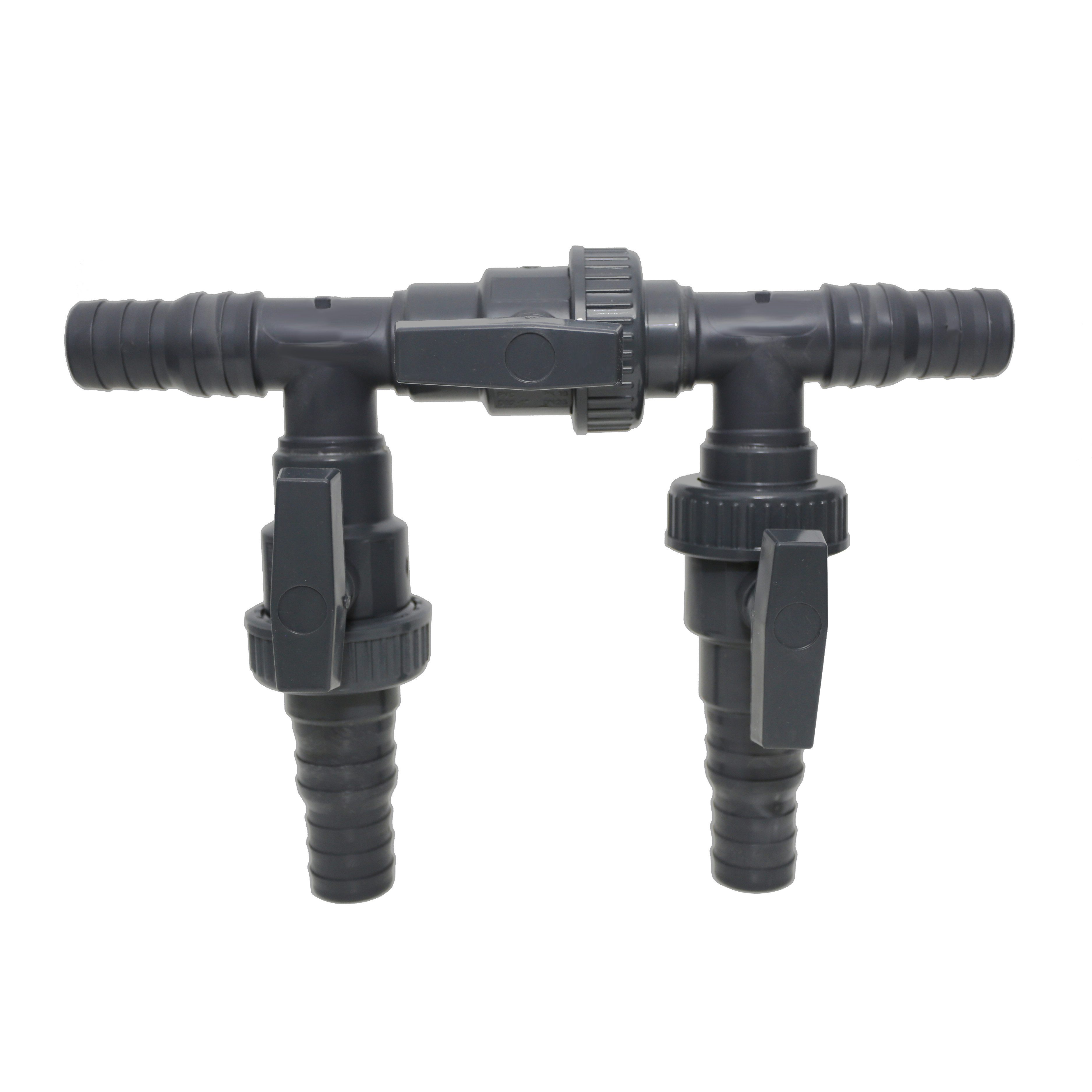 HAF Bypass-Set 3 Wege Solarweiche 4-teilig Bypass Pool Pumpe Solar Heizung Wärmepumpe, (4-tlg., 32mm und 38mm Schlauchanschluss), Bypass Set für den Anschluss von Wärmepumpen, Solarheizungen etc.