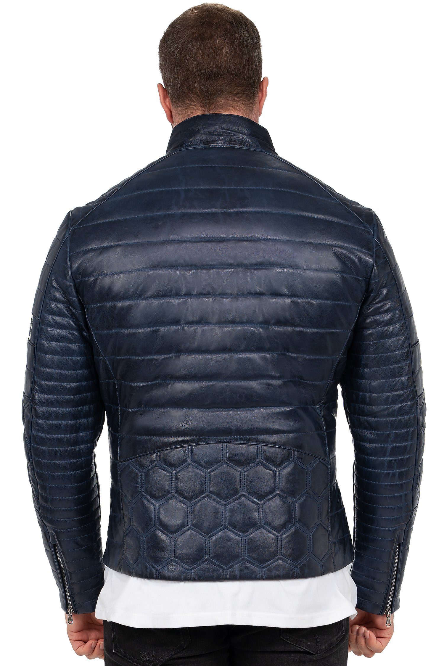 Reichstadt Lederjacke Herren Jacke Echtleder 22RS31LUX Brusttasche mit Reiß günstig online kaufen