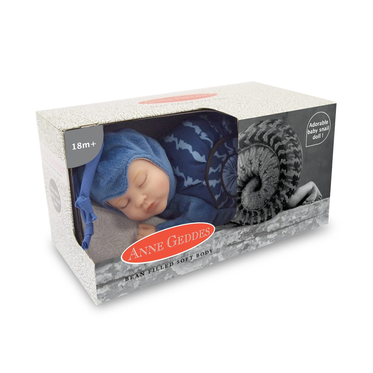 ANNE GEDDES Babypuppe Schnecke Blau -23 cm- (1-tlg)