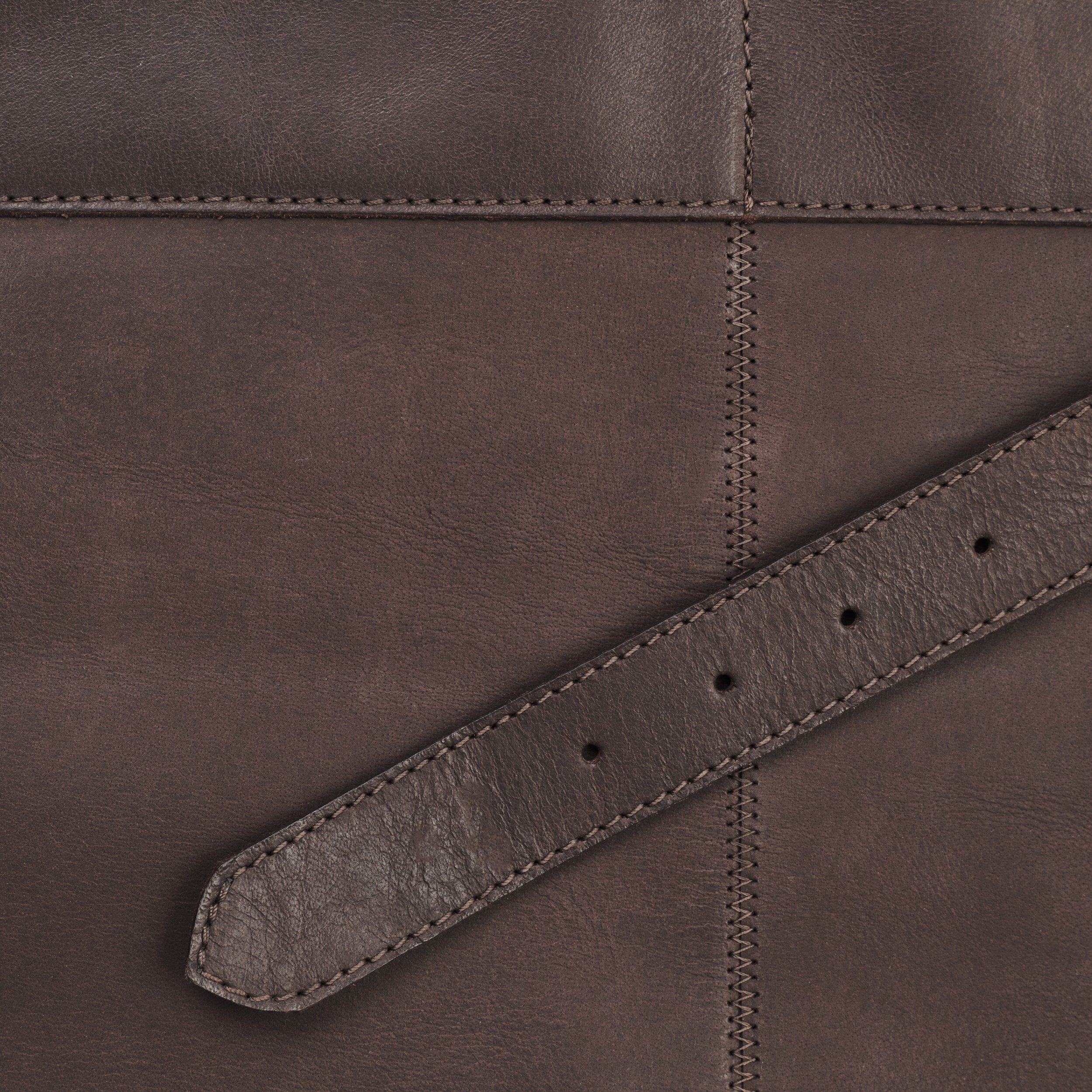 DRAKENSBERG Grillschürze Herren»Bob« Kaffee-Braun, Premium Leder Koch- und Grillschürze für Männer, strapazierfähig