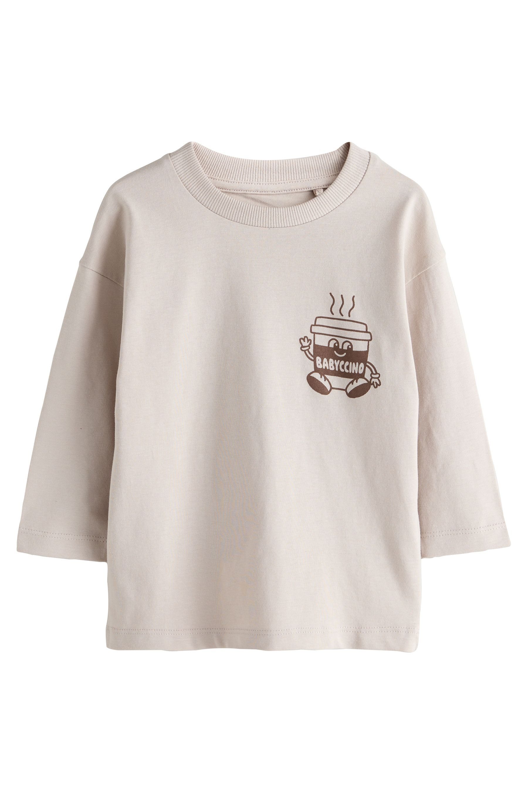 Next Langarmshirt Langarmshirt mit Rückenprint (1-tlg) günstig online kaufen