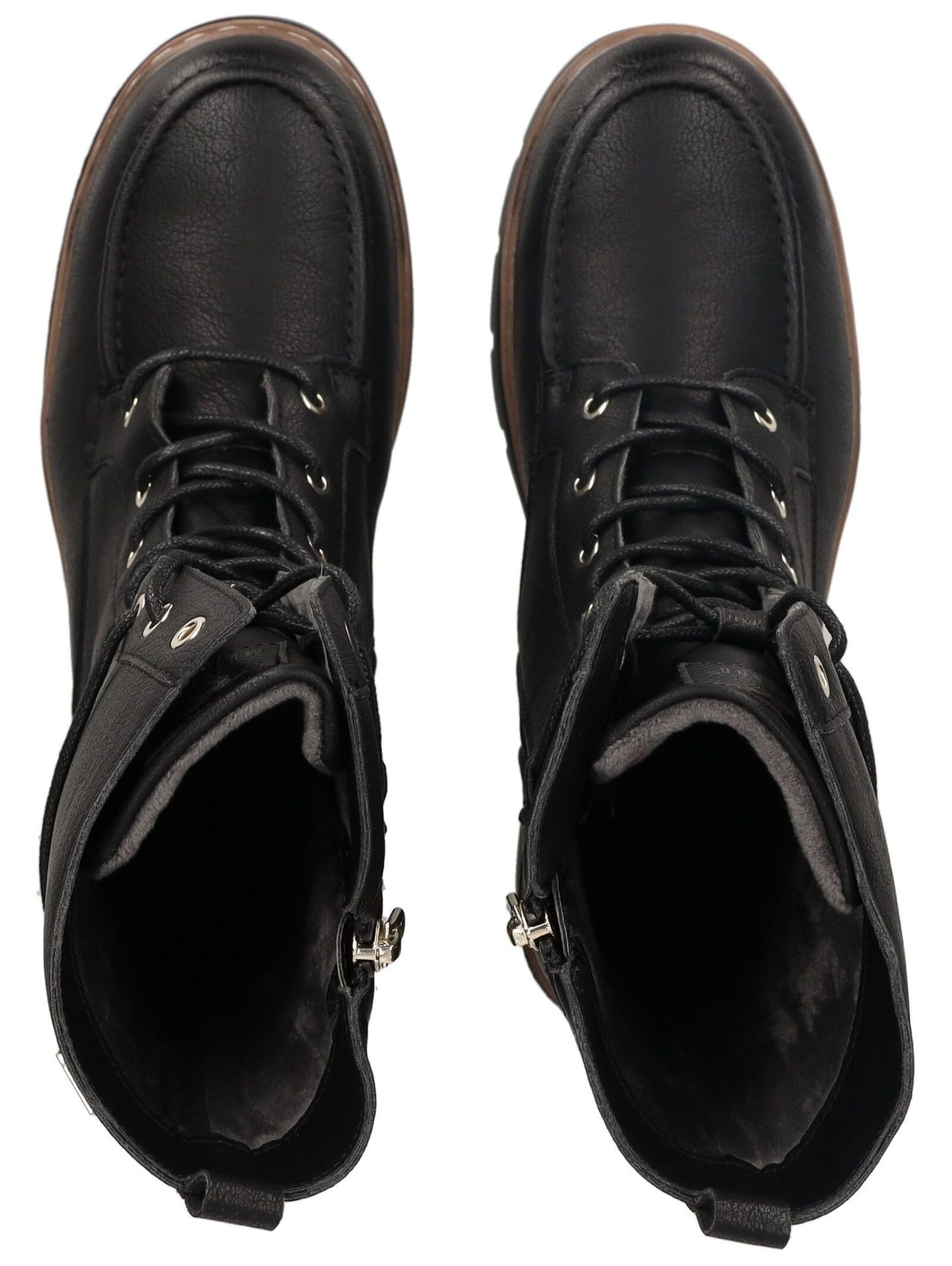 Mustang Shoes Mustang Shoes Stiefel Lederimitat Schnürstiefelette