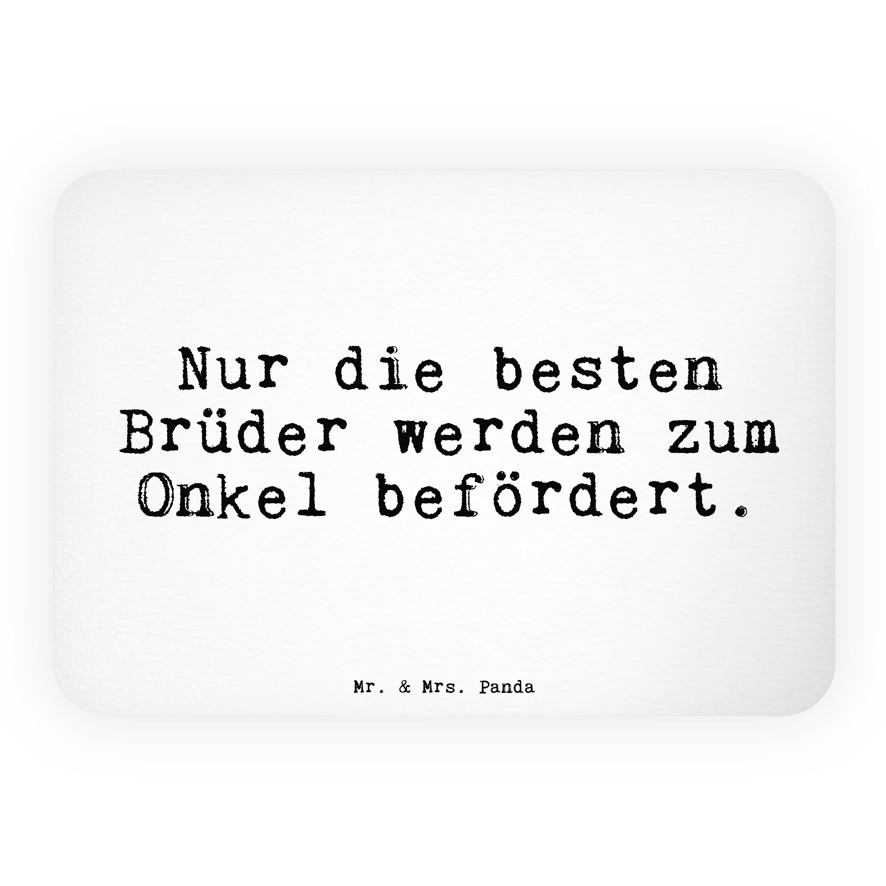 Mr. & Mrs. Panda »Nur die besten Brüder werden zum Onkel