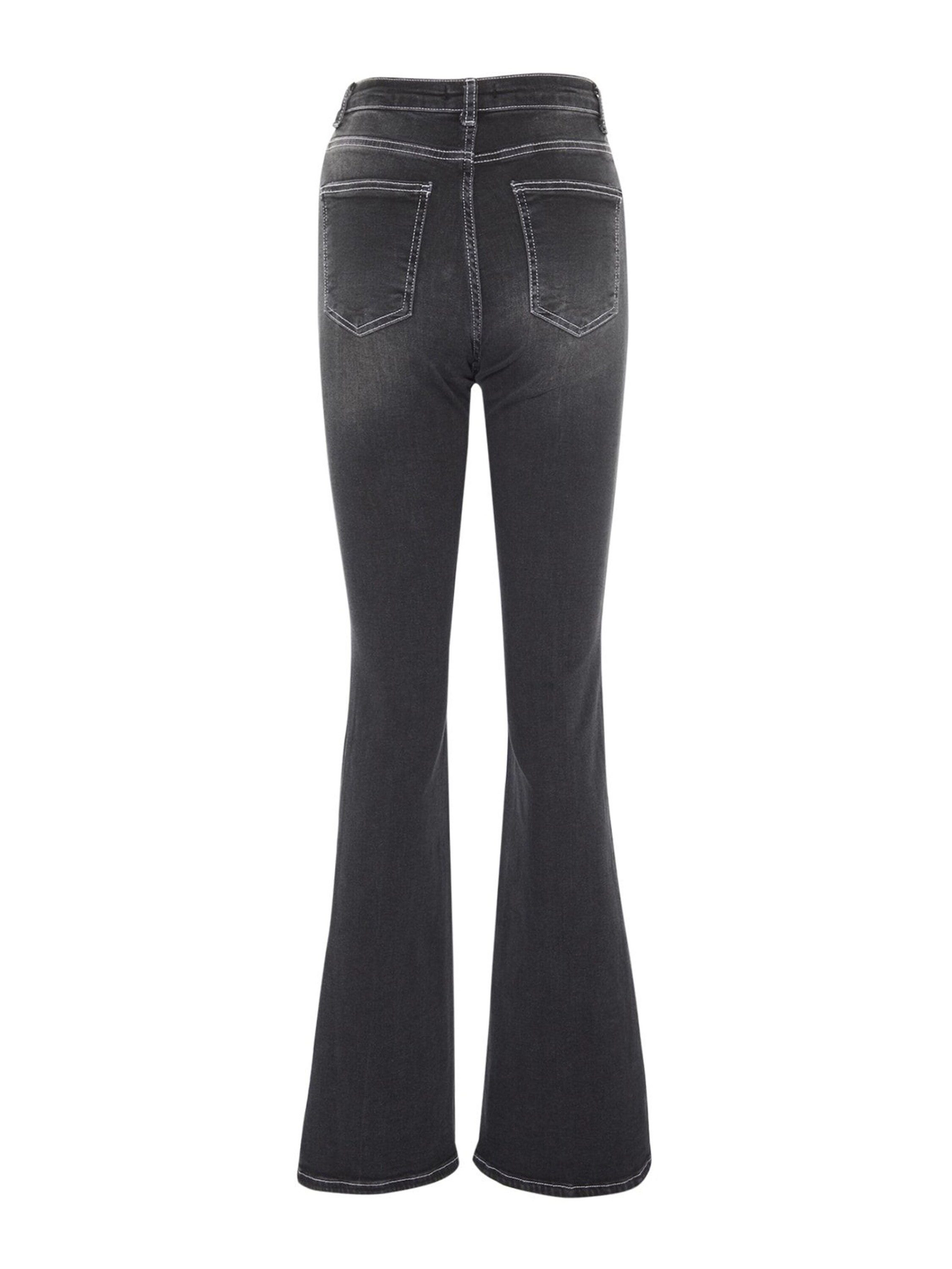 Trendyol Regular-fit-Jeans (1-tlg) Plain/ohne Details