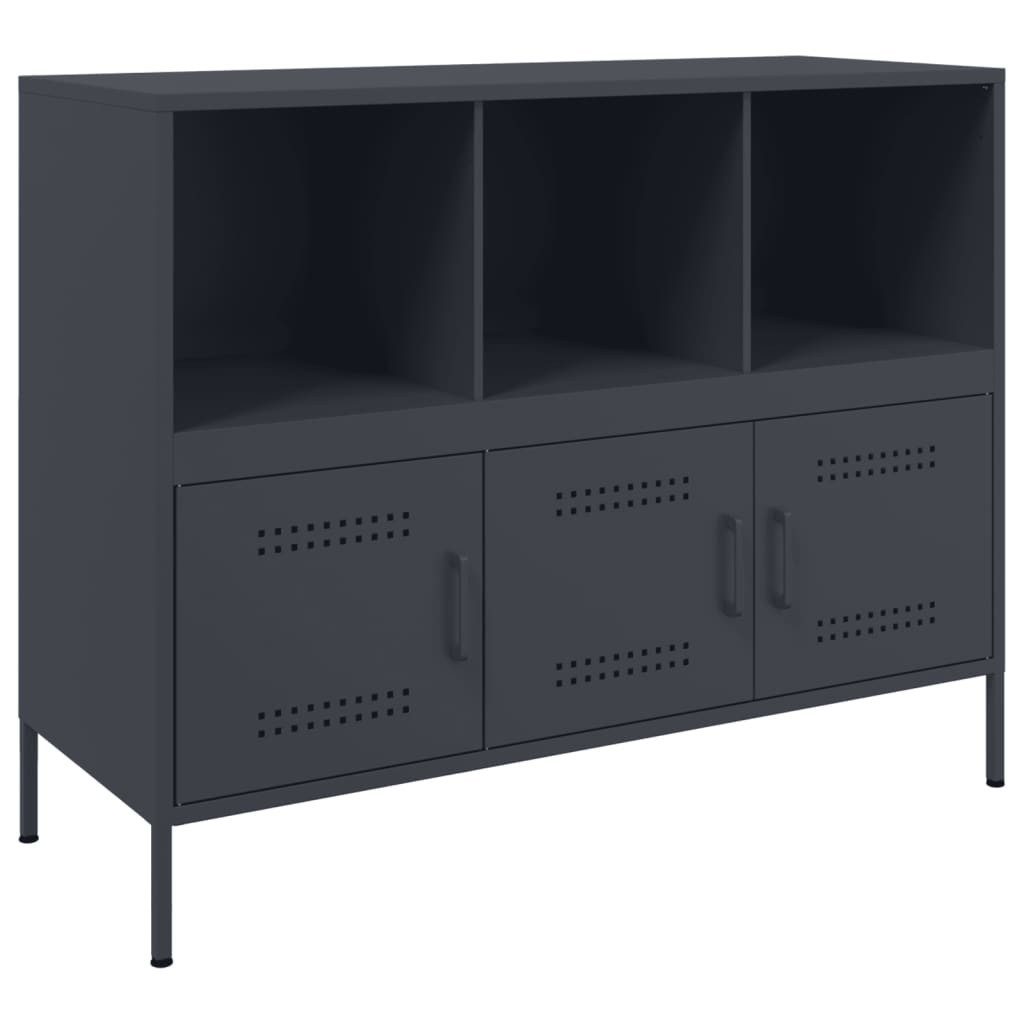 vidaXL Sideboard Sideboard Anthrazit 100,5x39x79 cm günstig online kaufen