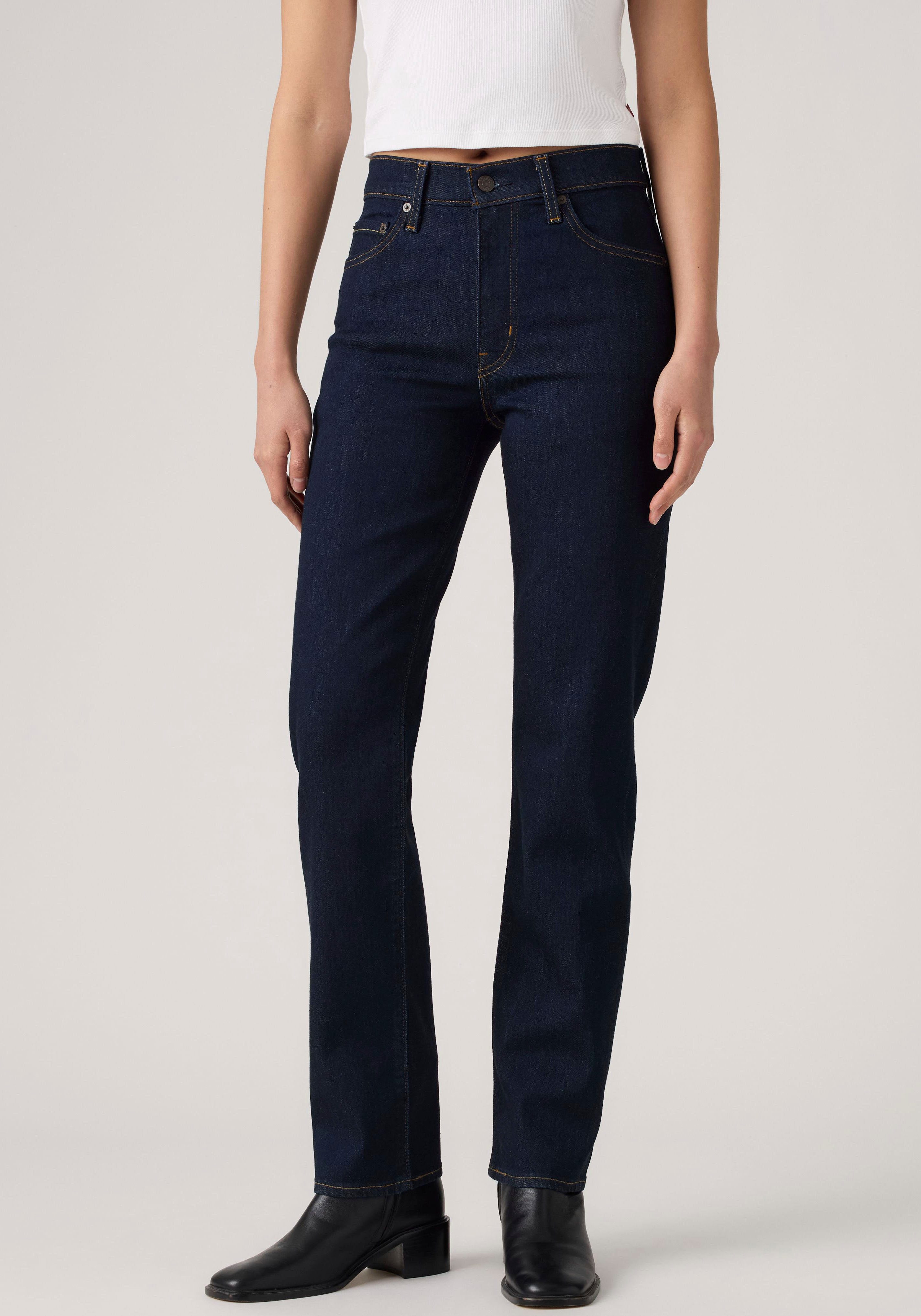 Levi's® Slim-fit-Jeans 722 HIGH RISE SLIM mit Lyocell und Stretch