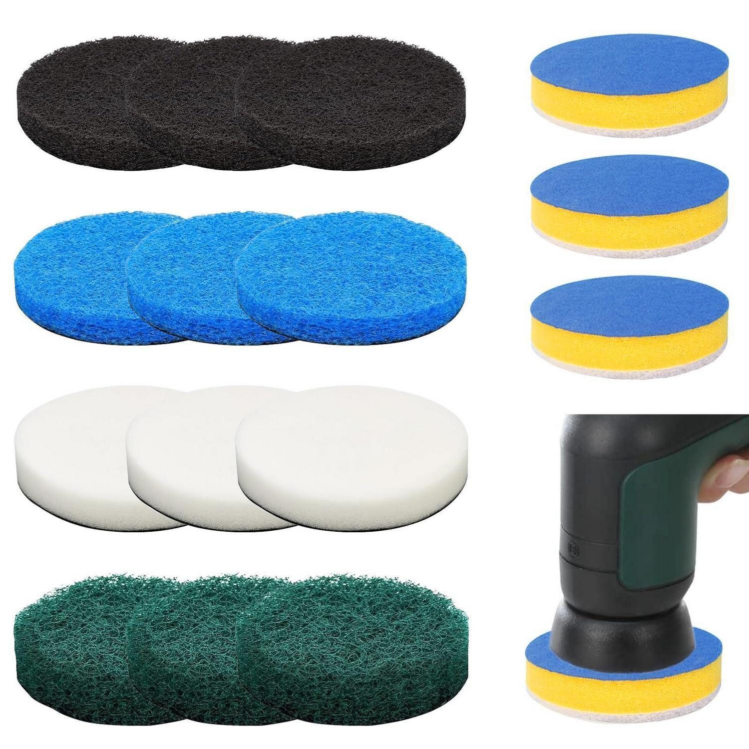 LuxusKollektion Reinigungsbürsten-Set Reinigungspads 15Stk. für Universal Brush Zubehoer, (15-tlg)