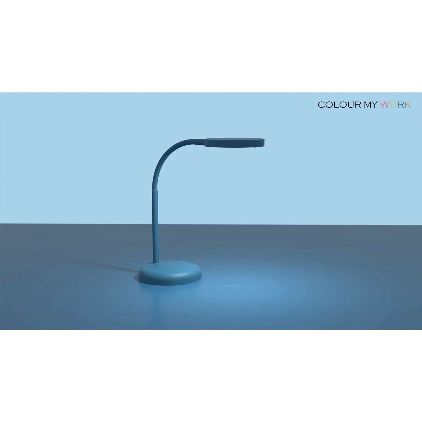 MAUL Tischleuchte LED-Tischleuchte MAULjoy, LED wechselbar, Flexibler Leuchtarm, Energieeffizient, Fröhliche Matt-Farbauswahl