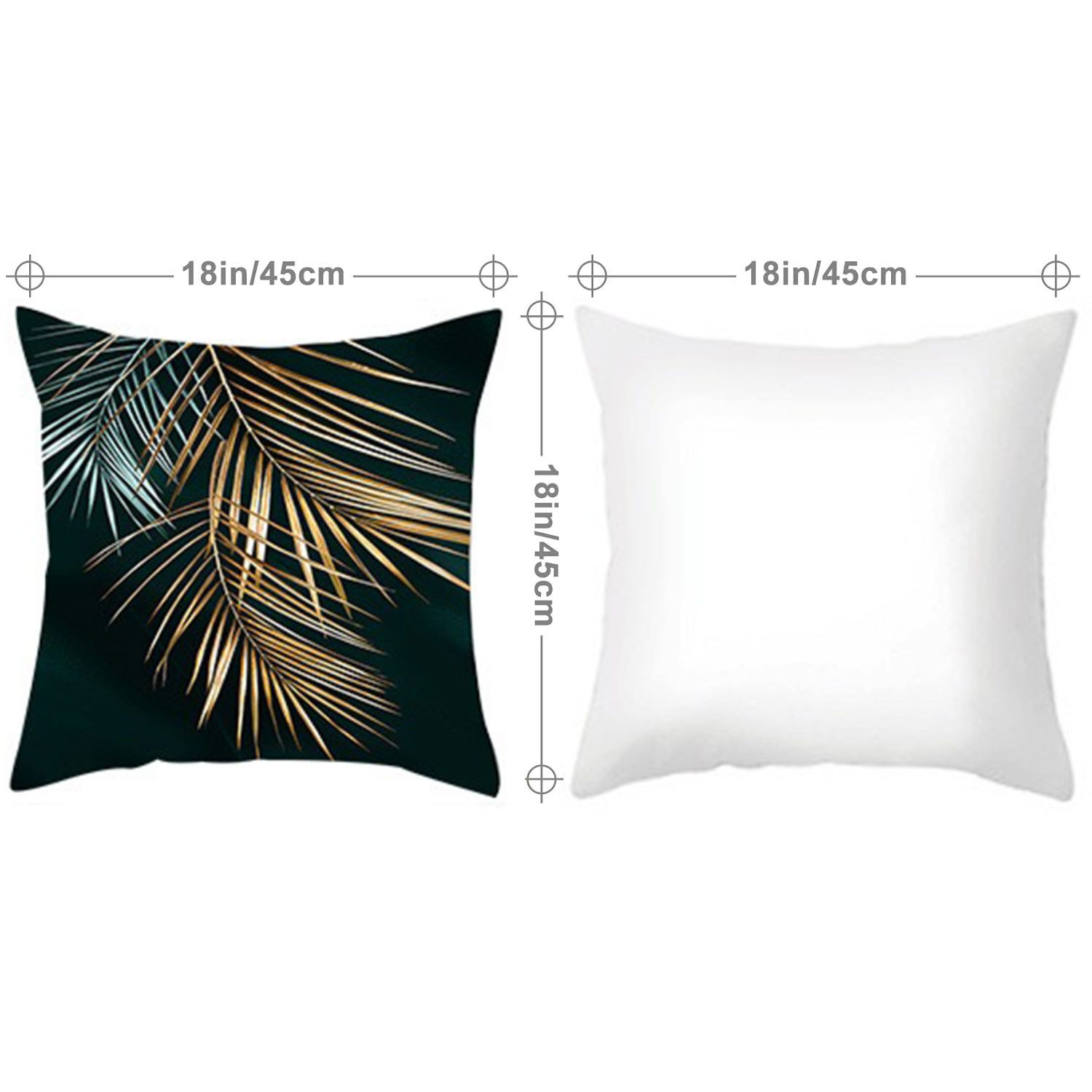 Refttenw Kissenbezug Modern Kissenbezüge 45x45cm Dekokissen günstig online kaufen