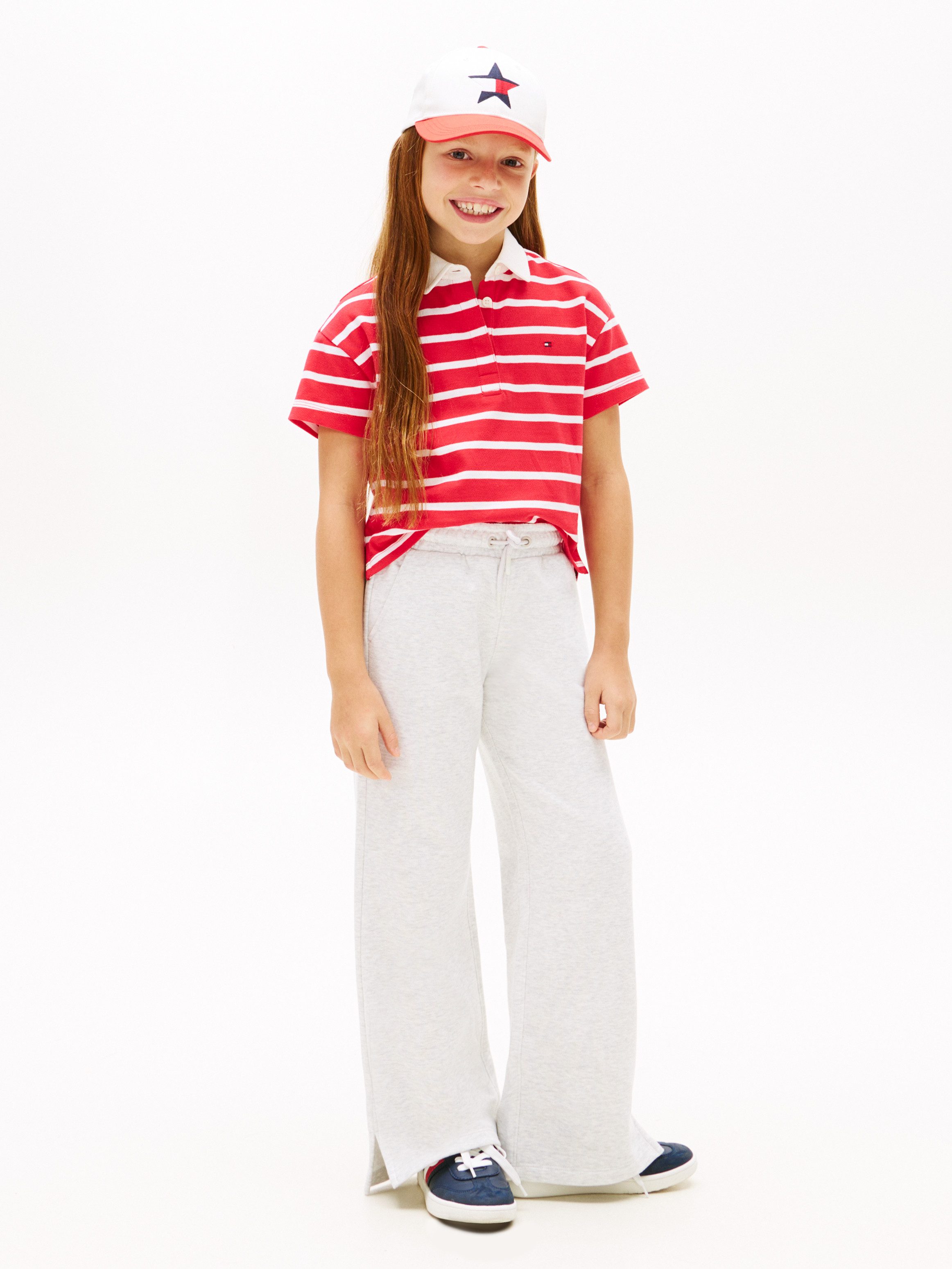 Tommy Hilfiger Jogginghose STAR SWEATPANT Kinder bis 16 Jahre, mit Strass-Label, loose fit