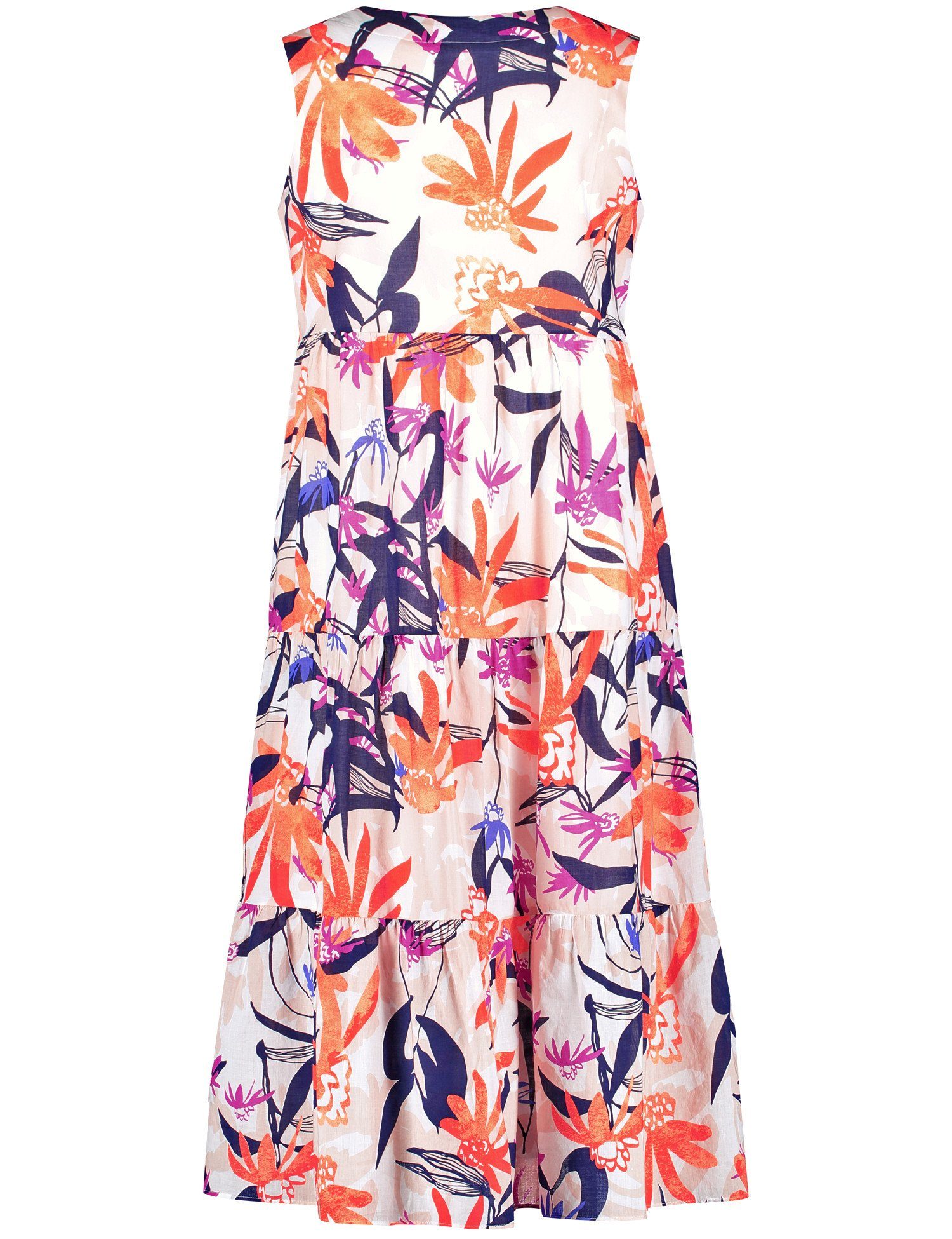 GERRY WEBER A-Linien-Kleid Midikleid mit Stufenverarbeitung günstig online kaufen