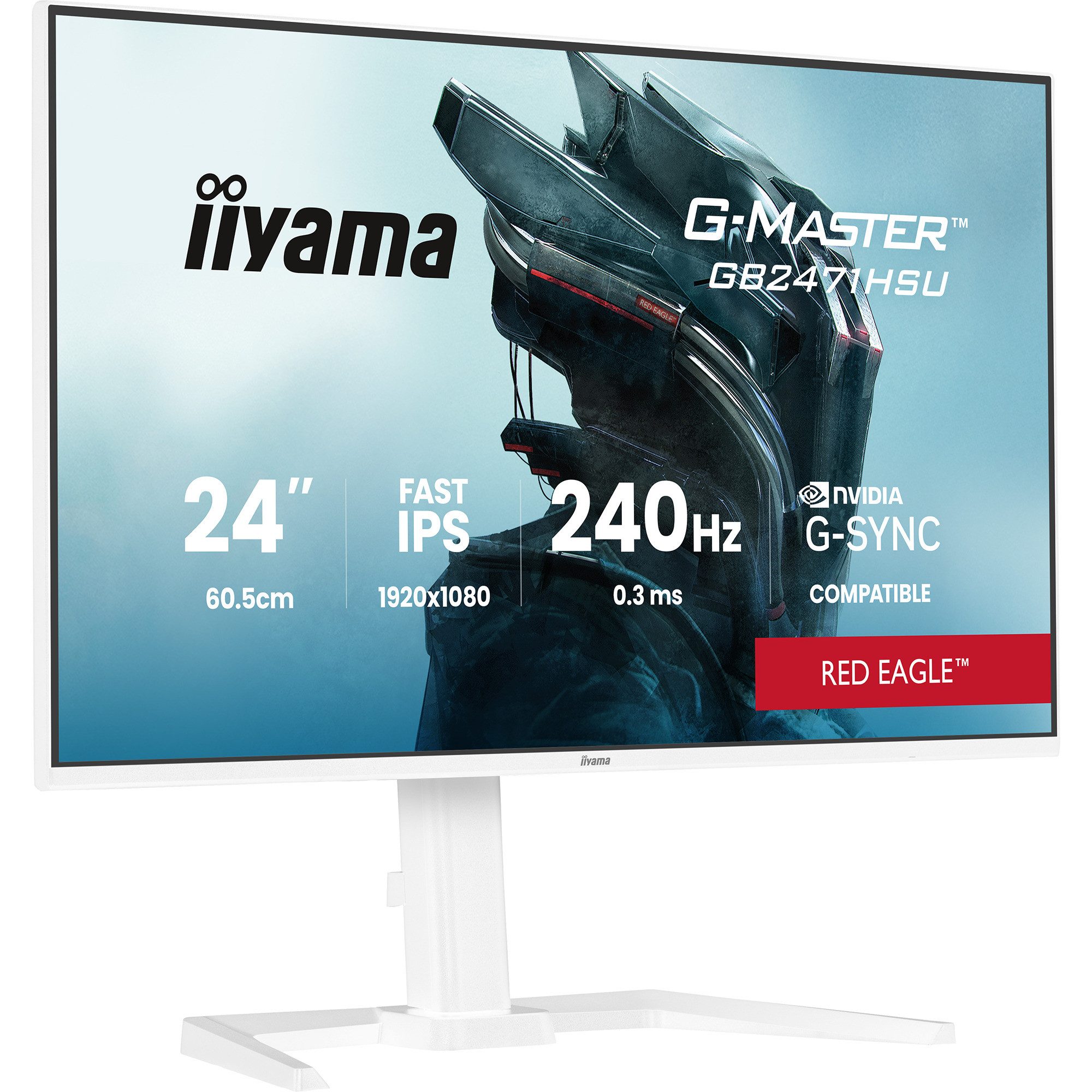 Iiyama iiyama G-MASTER GB2471HSU-W1, Gaming-Monitor, TFT-Monitor (1920 x 1080 px)