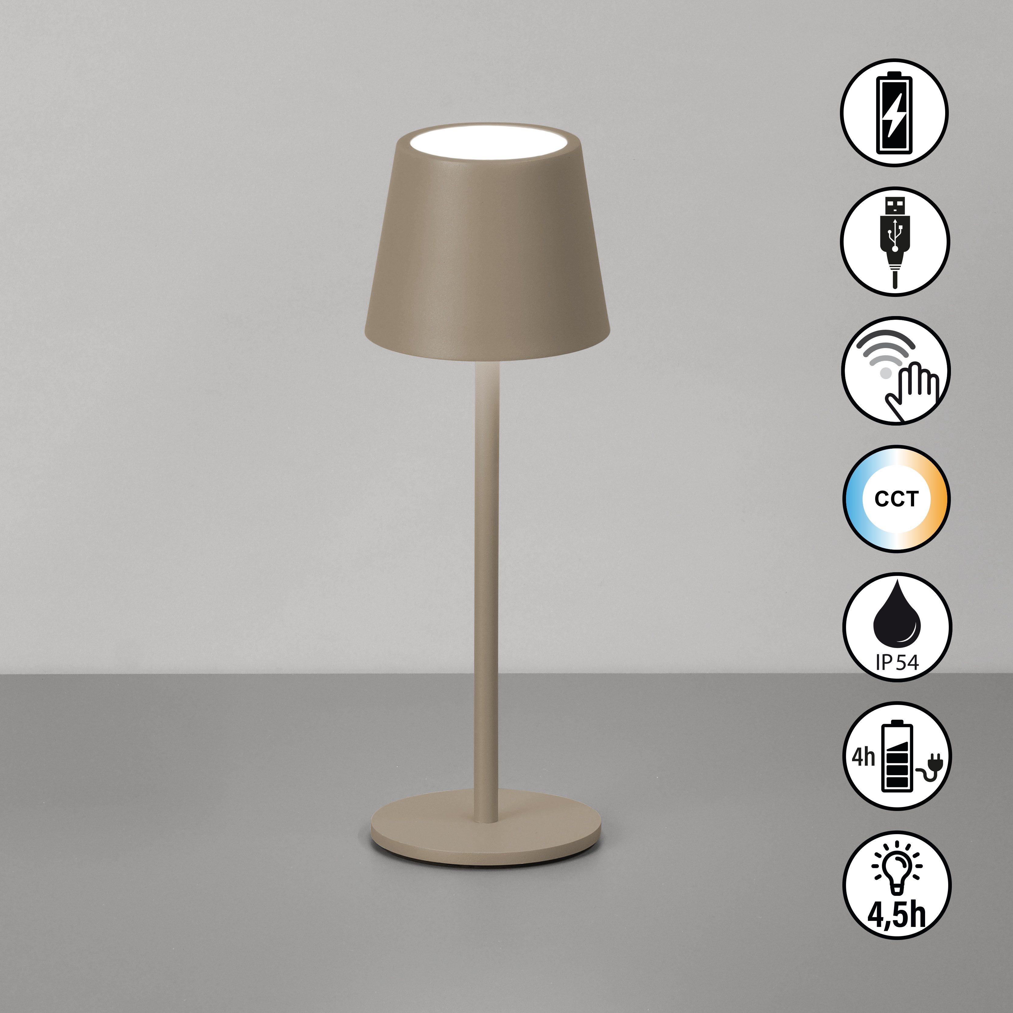 easy! BY FHL Außen-Tischleuchte Roxi, Dimmfunktion, Farbsteuerung, USB-Lade günstig online kaufen