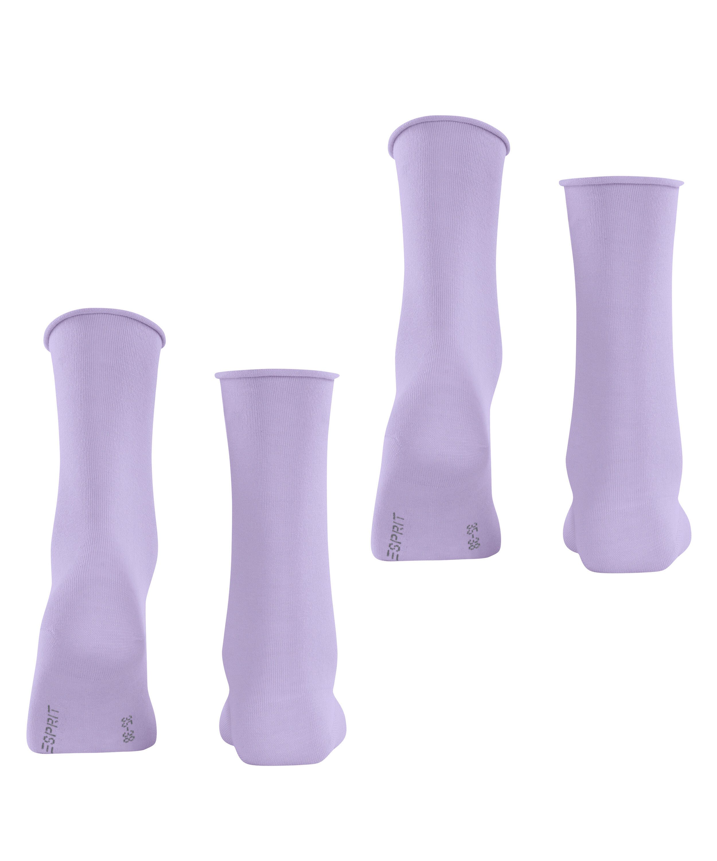 Esprit Socken Basic Pure 2-Pack Socken mit hohem Baumwollanteil (2-Paar) mit hohem Baumwollanteil
