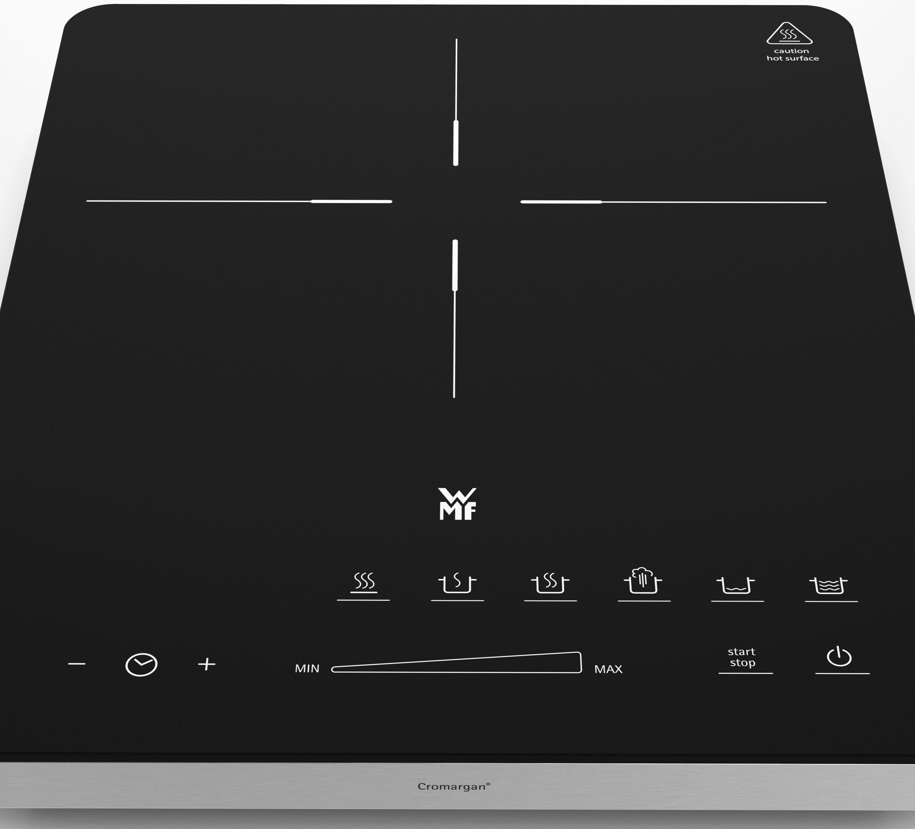WMF Einzel-Induktionskochplatte KULT X Mono, 6 Direktwahlprogramme, Display, Timer-Funktion, Überhitzungsschutz