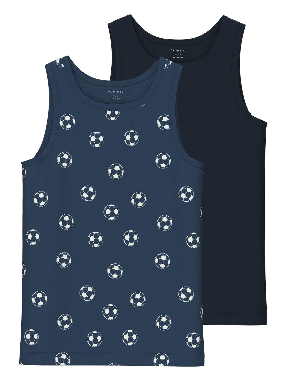 Unterhemd NKMTANK TOP 2P DARK DENIM FOOTBALL NOOS