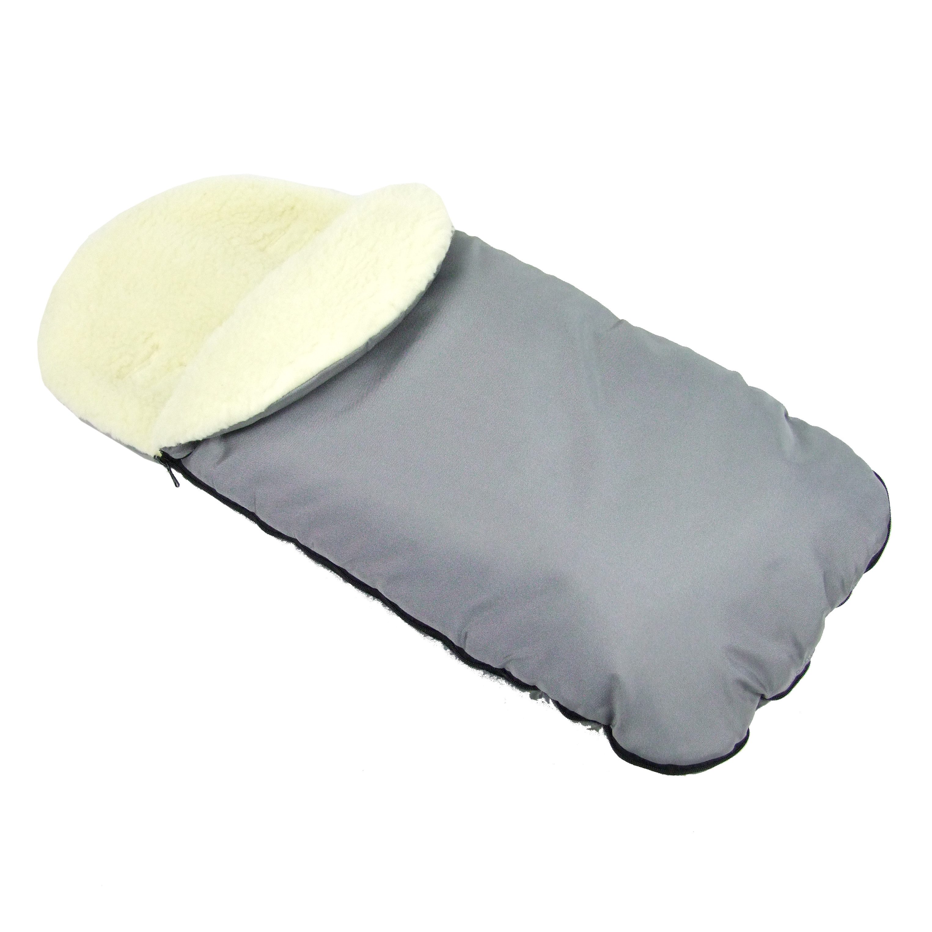 BambiniWelt by Rafael K. Fußsack Winterfußsack Fußsack für Babyschalen universal mit Lammwolle