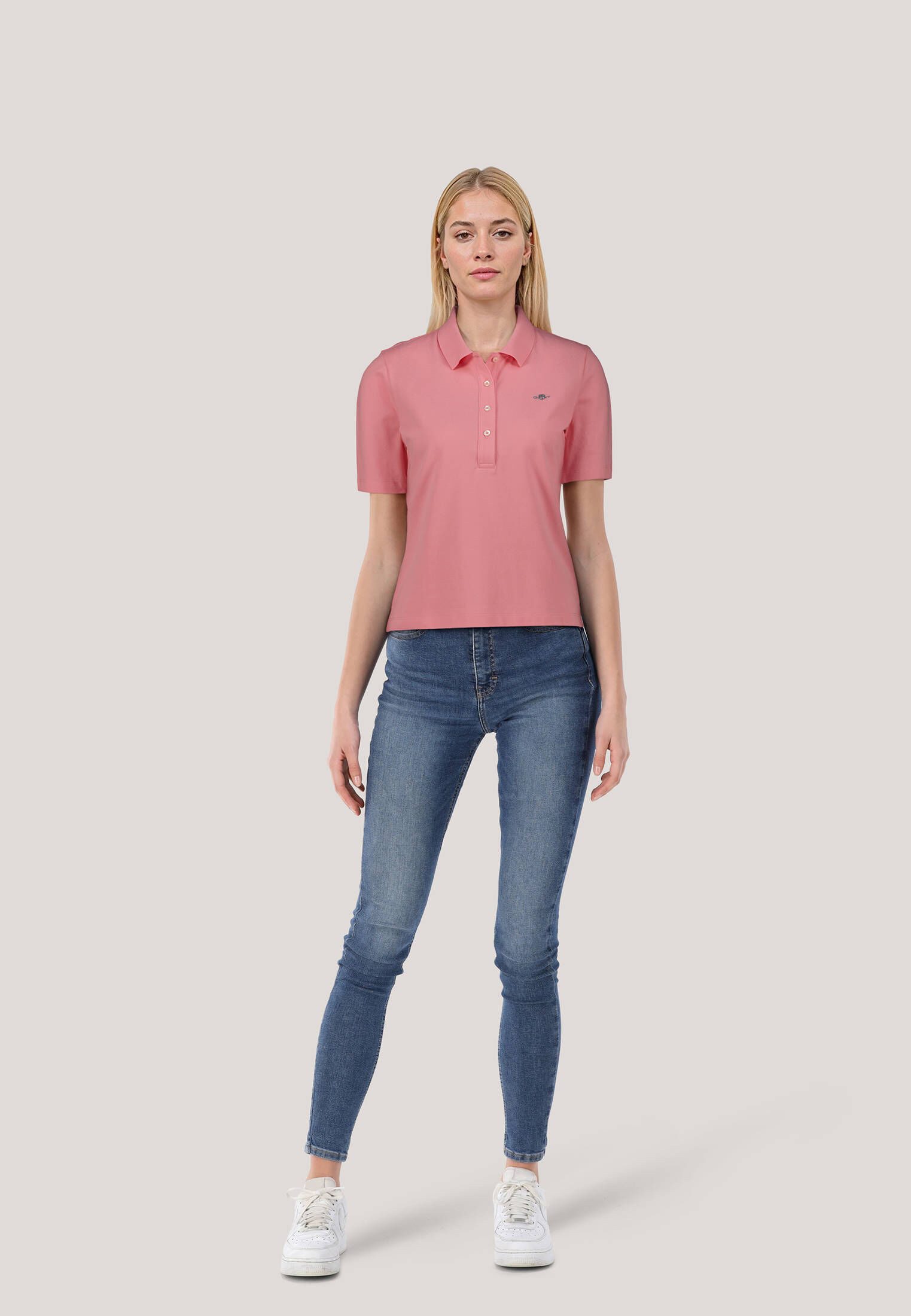Gant Poloshirt Damen Poloshirt Slim Fit günstig online kaufen