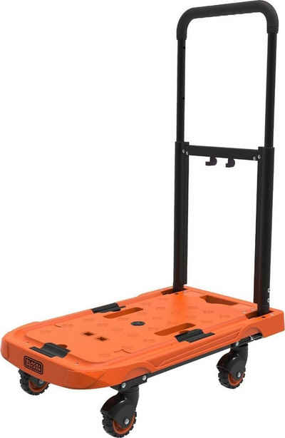 Black & Decker Sackkarre Plattformwagen klappbar 89,4 x 37,3 x 61,4 cm bis 90 kg