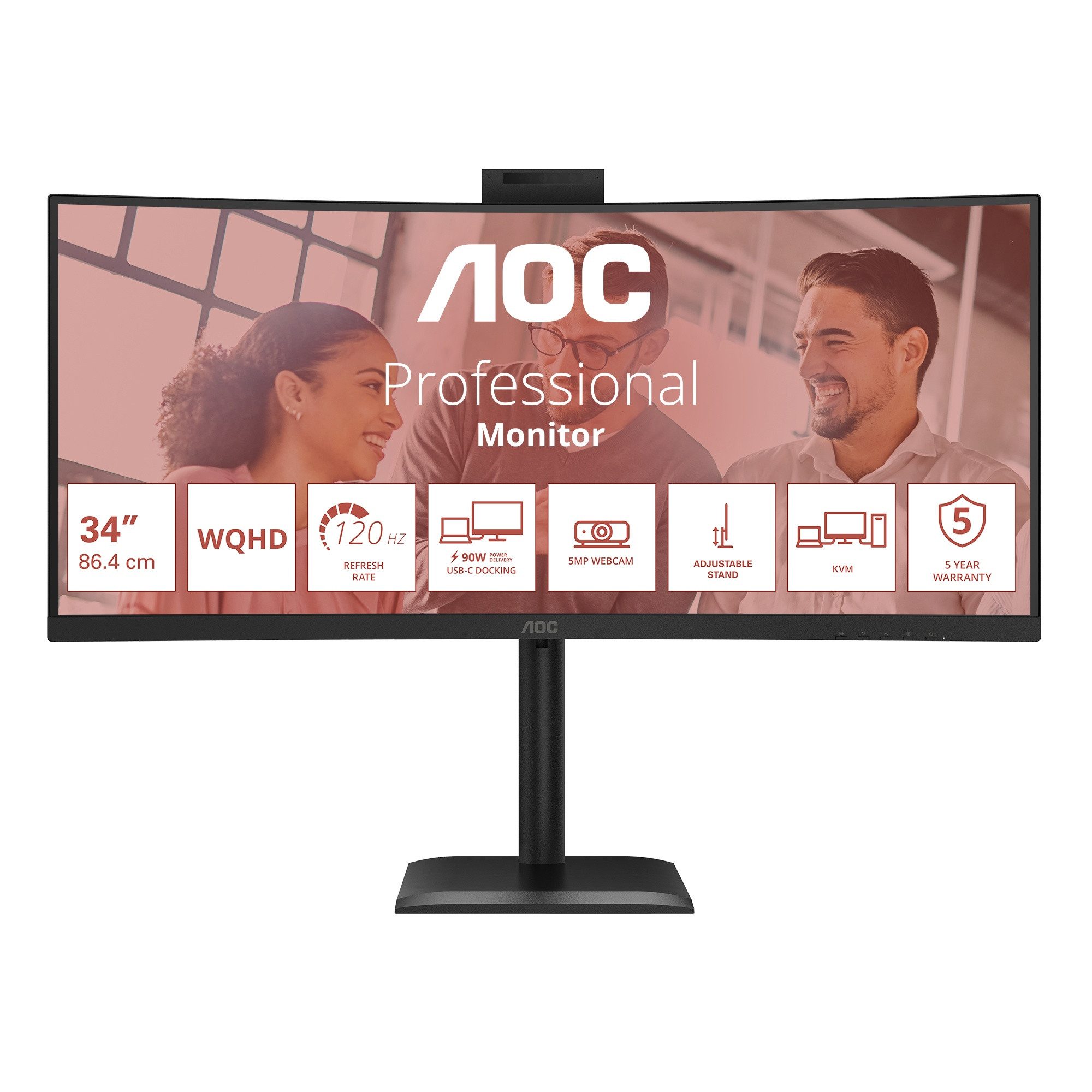 AOC CU34E4CW TFT-Monitor