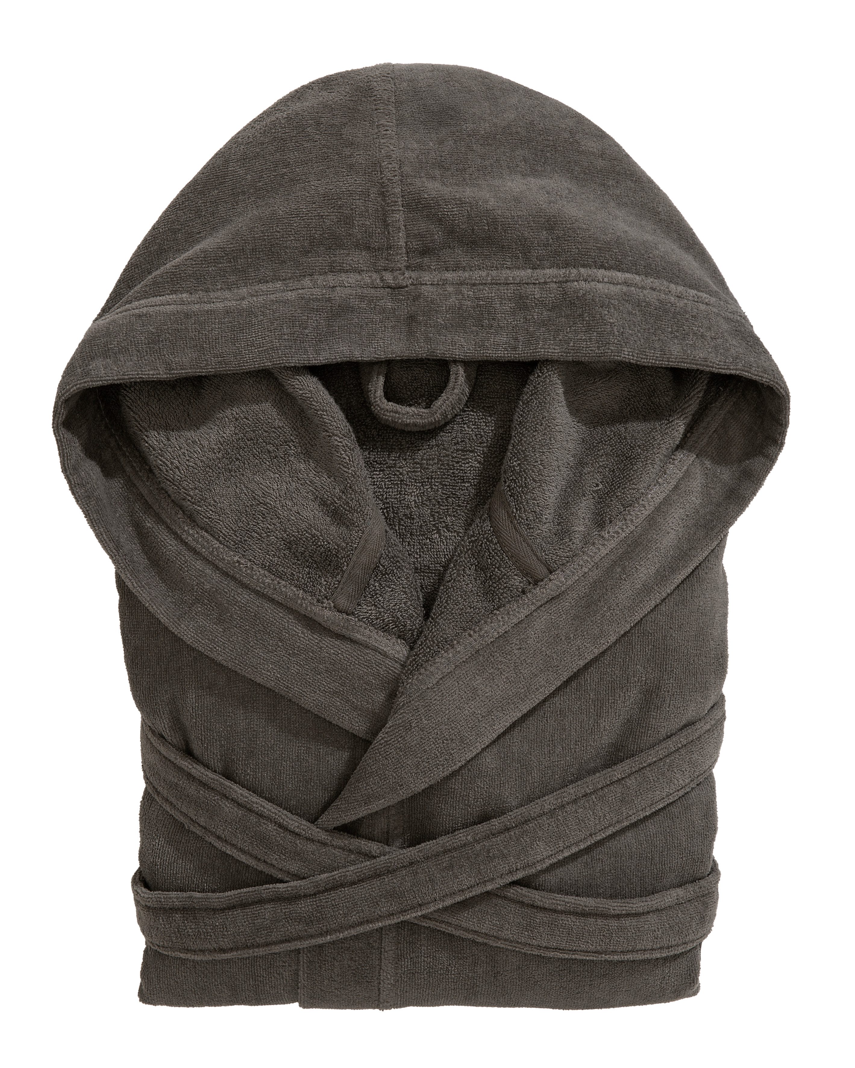 OTTO home Unisex-Bademantel Regona, Hotelbademantel, Morgenmantel, Standardlänge & Überlänge, Langform, Veloursfrottier, Kapuze, Gürtel, Damen & Herren, mit Taschen, flauschig, weich, Velours, Sauna & Spa