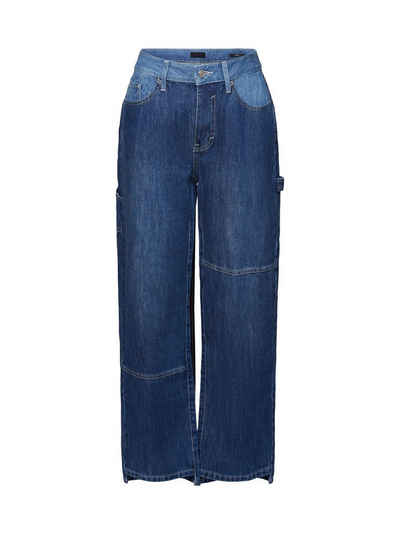 Esprit Weite Jeans Asymmetrische Jeans der 90er mit weitem Bein