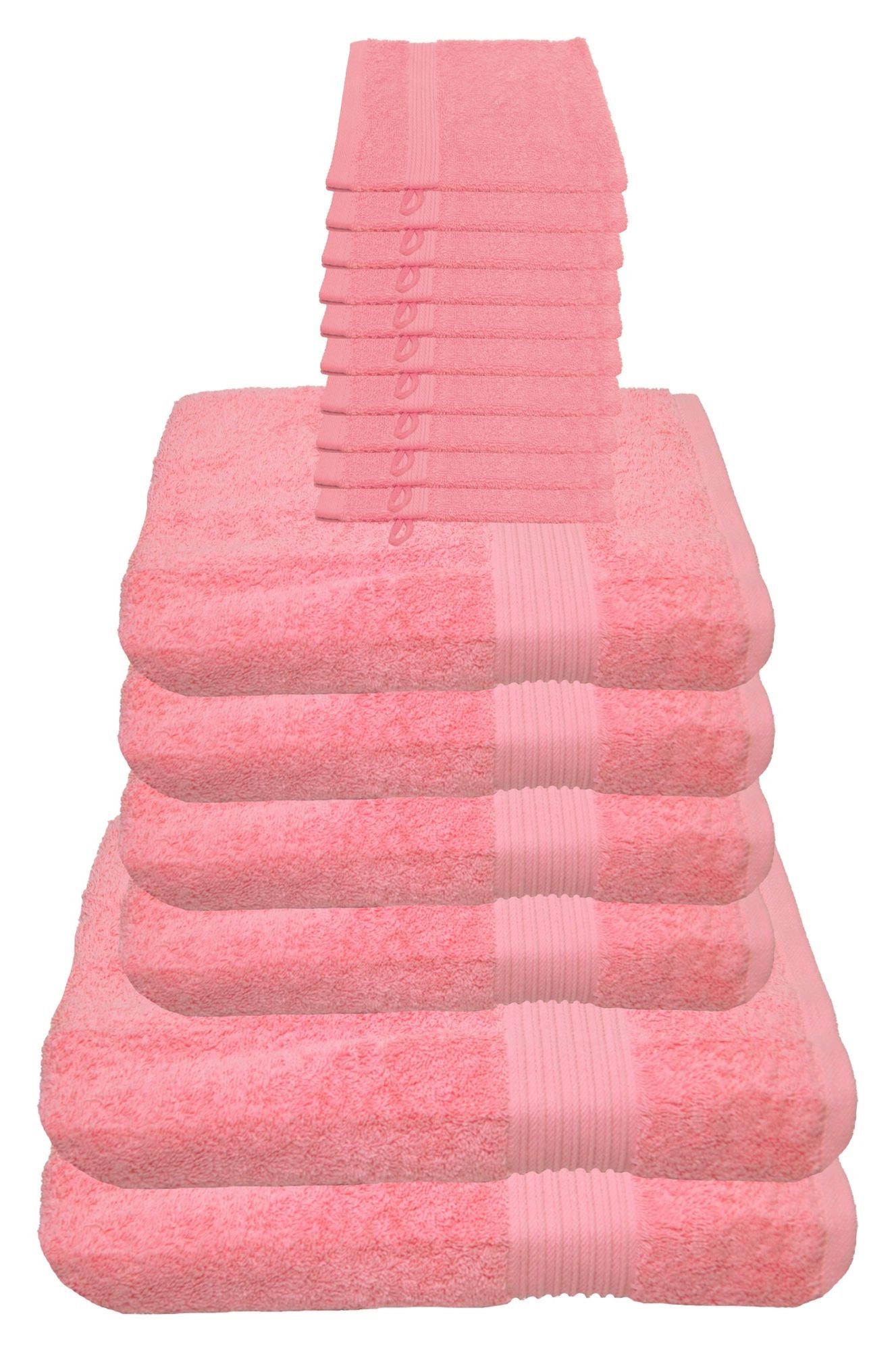 Julie Julsen Handtücher 16-Handtücher-Rosa, Baumwolle (16-St) günstig online kaufen
