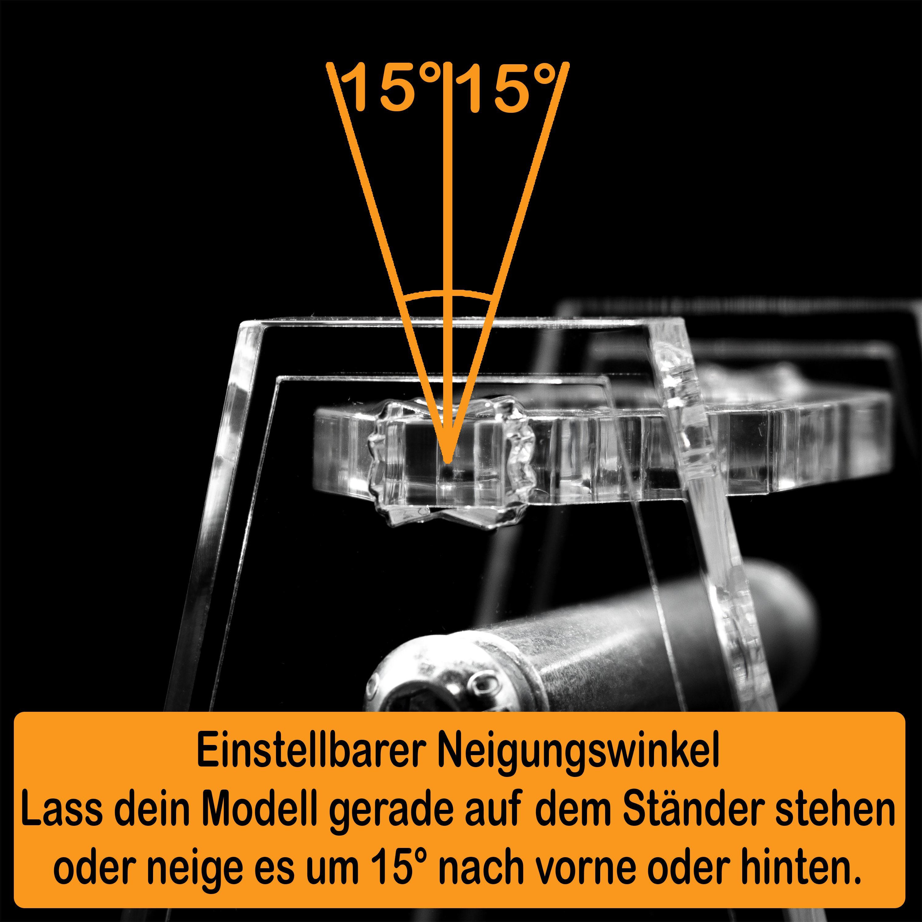 AREA17 Standfuß Acryl Display 100% und für Made (verschiedene Stand in LEGO Germany Infiltrator Sith Positionen Winkel zusammenbauen), selbst einstellbar, zum 7151