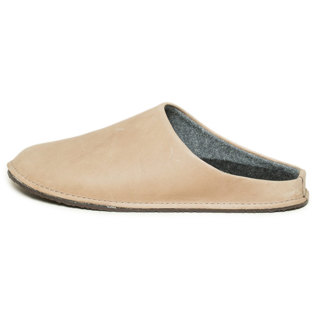Gottstein Leather Loafer Pantoffel (1-tlg) Pantoffeln - Hausschuh aus Leder, Innensohle aus Filz