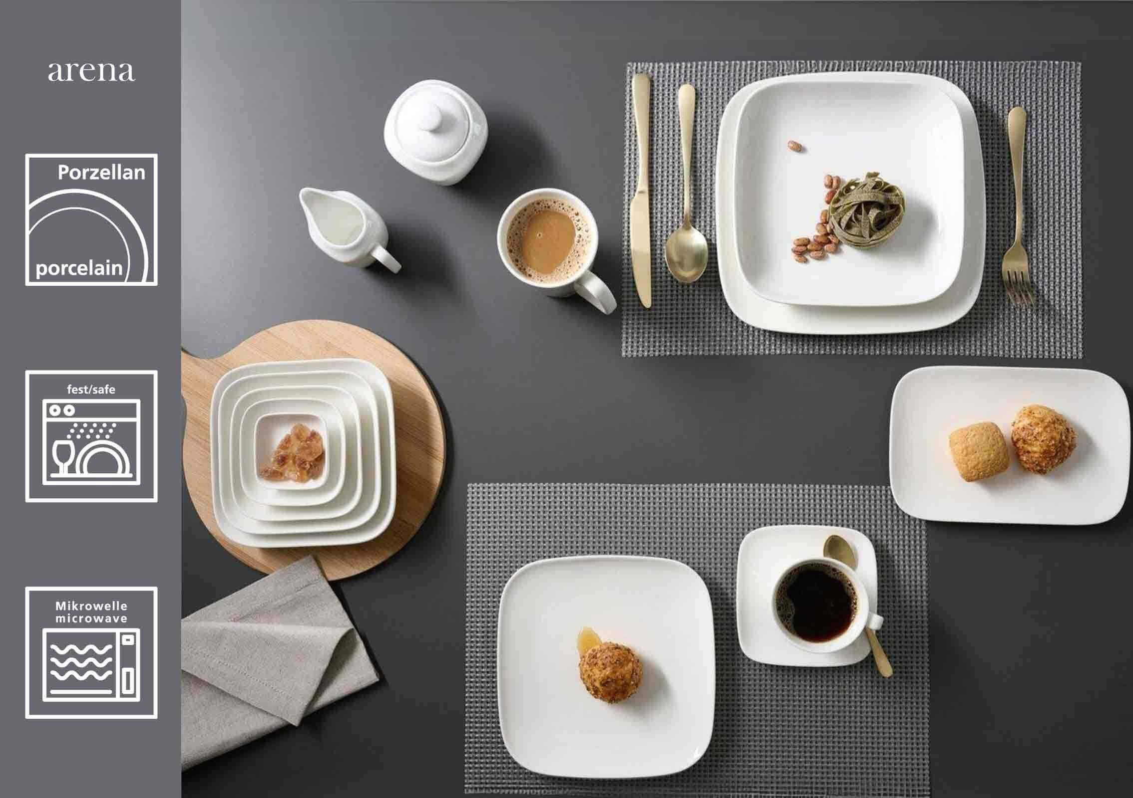 Ritzenhoff & Breker Speiseteller Arena Speiseteller ø 26 cm 4er Set, (4 St)