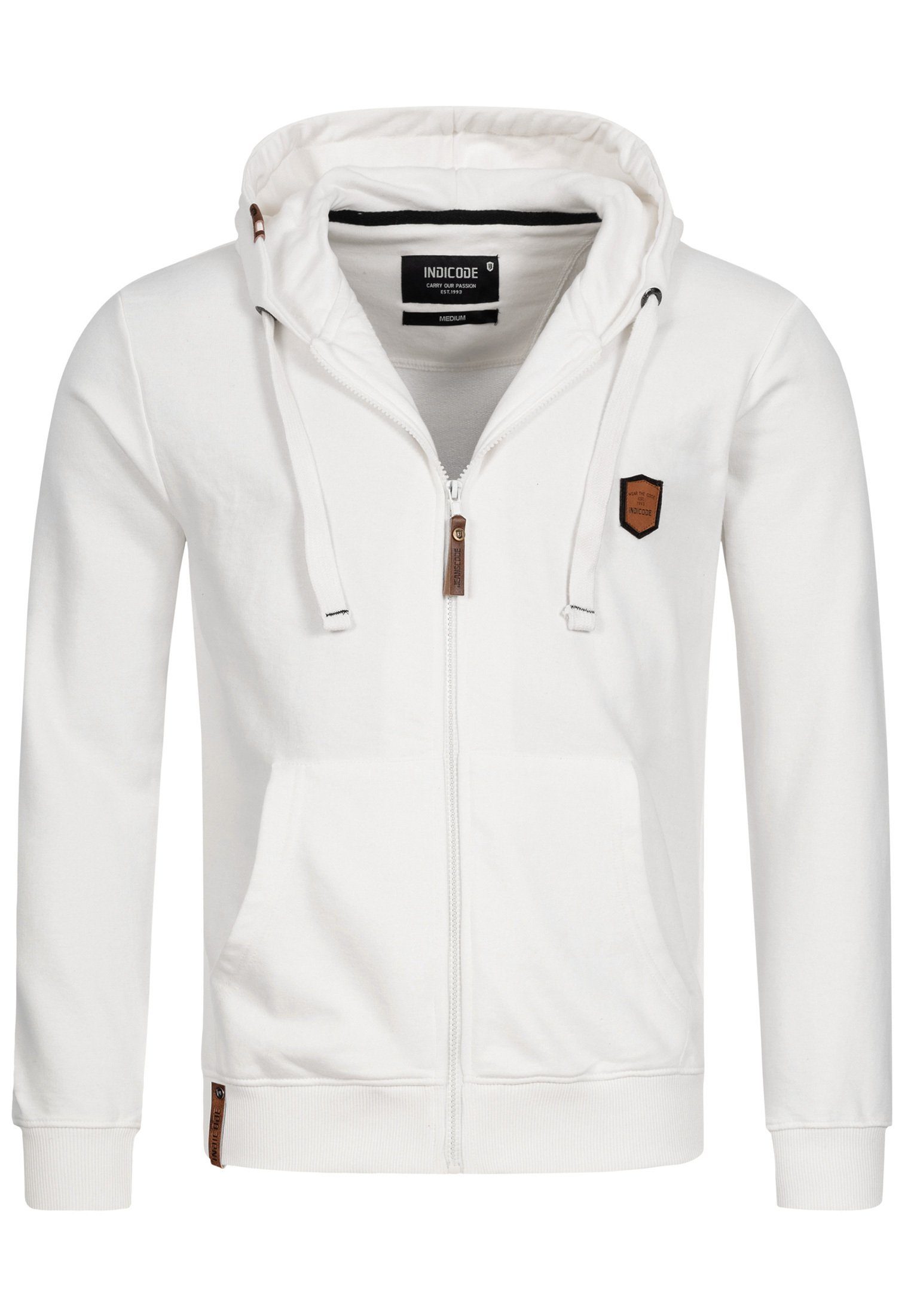 Indicode Kapuzensweatjacke Herren Braidwood Hoodie Sweatjacke Herrenjacke günstig online kaufen