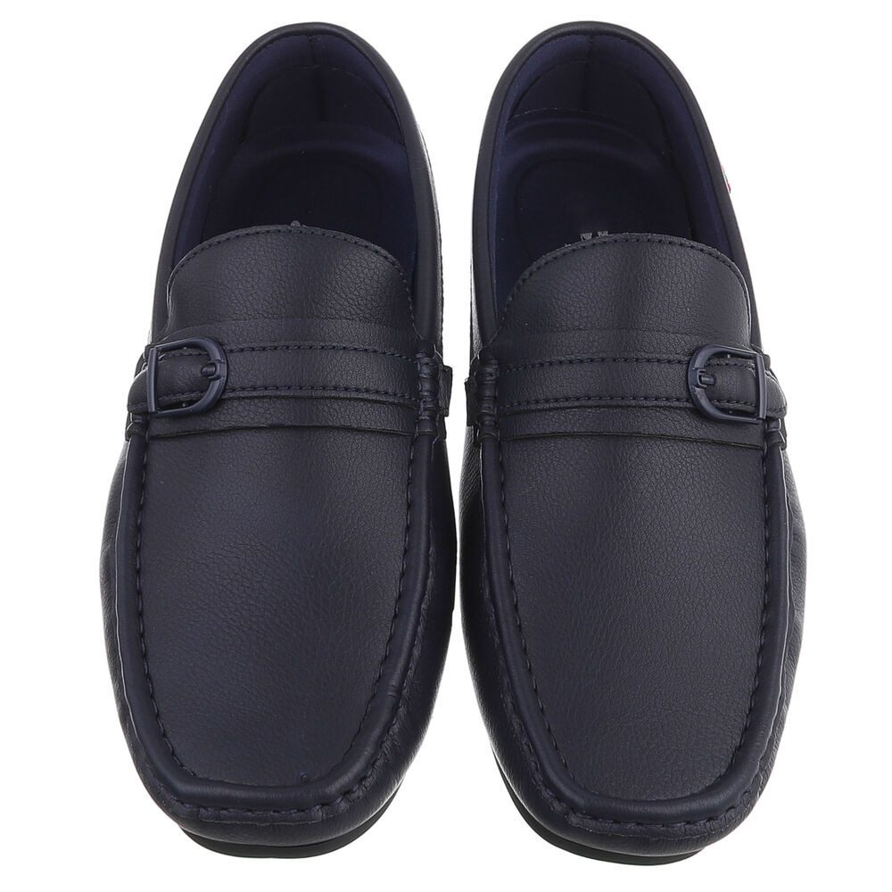 Coolwalk Herren Mokassin Slip-On mit profilierter Sohle Slipper (91563739) Flach Slipper in Dunkelblau – Bild 4 von 5