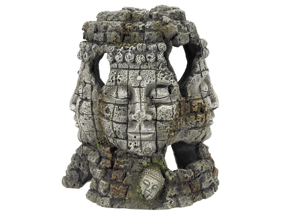 Aquariendeko "Ruine mit Gesichtern"