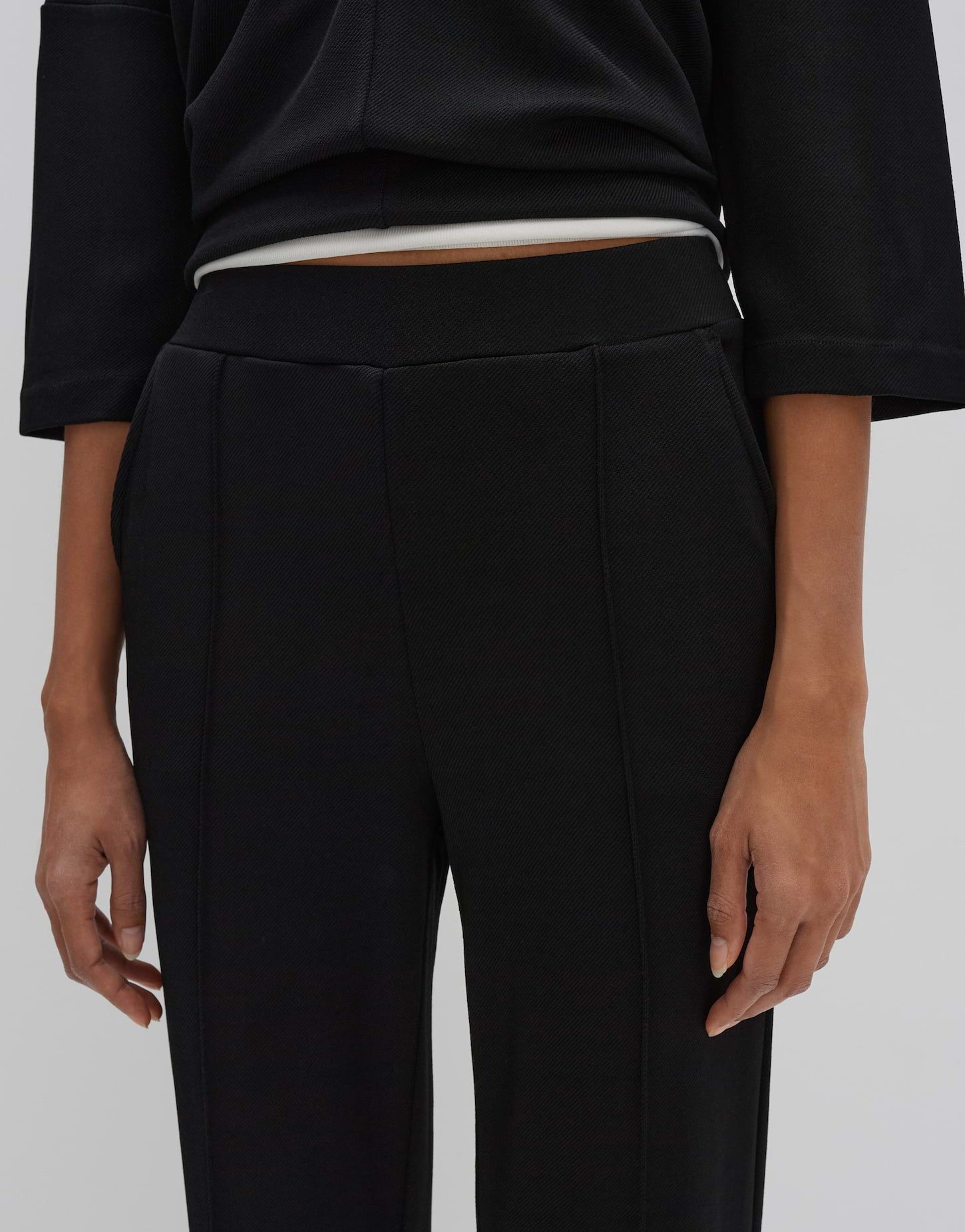 someday Stoffhose CENYA DETAIL mit Pin-tuck Detail