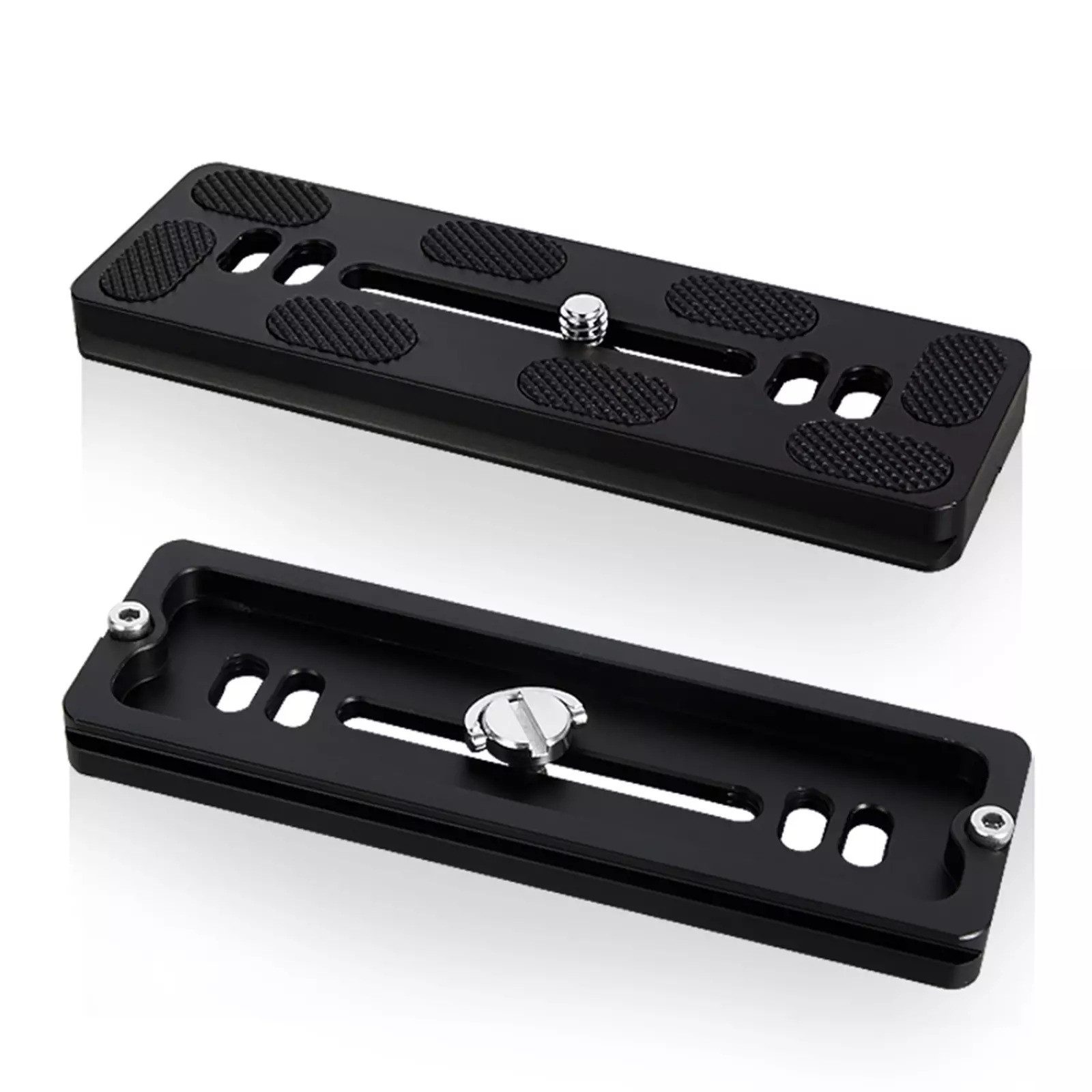 BEXIN 120mm Schnellwechselplatte Adapter Stativ für DSLR-Kameraköpfe Klemmstativ