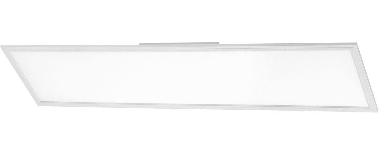 Briloner Leuchten LED Panel 7193016 Weiß, Wohnzimmer, Deckenlampe, 38W, 119,5x29,5x6cm, Neutralweiß, fest Schlafzimmer Simple, integriert, LED