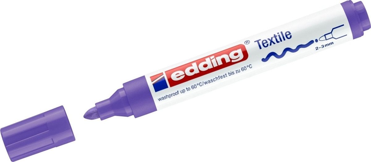 Permanentmarker Textilmarker edding 4500 creative Rundspitze 2-3mm neonviolett