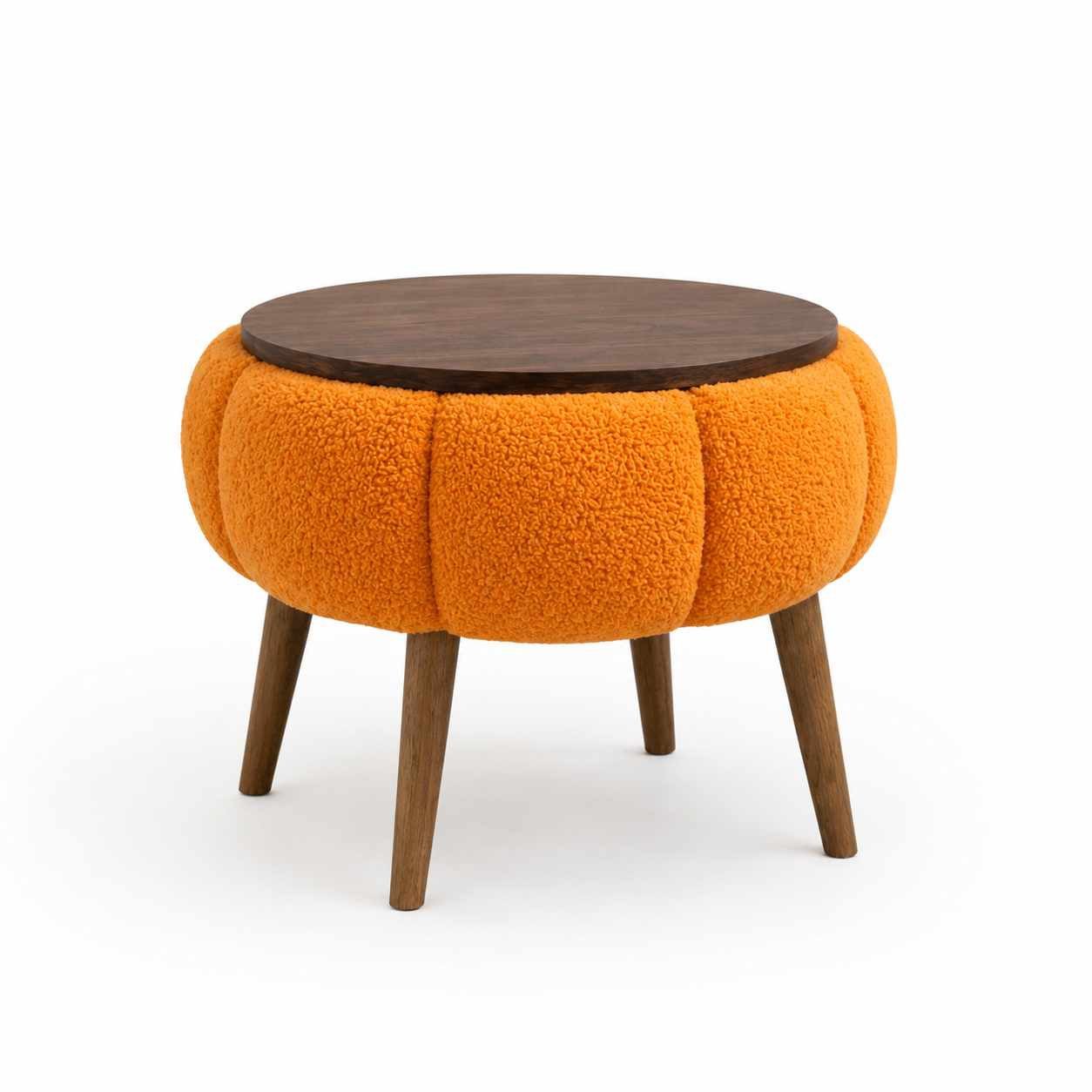 Skye Decor Beistelltisch Papatya (1-St), Eschenholz, Rund, 45 cm Durchmesser
