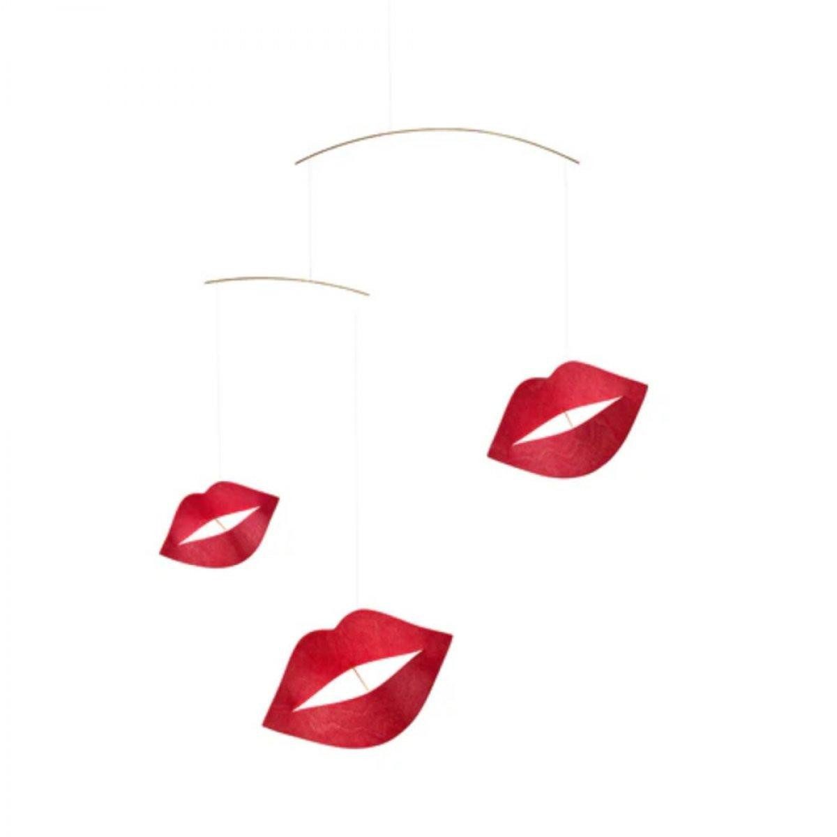 Flensted Mobiles Skulptur Mobile Kisses Rose