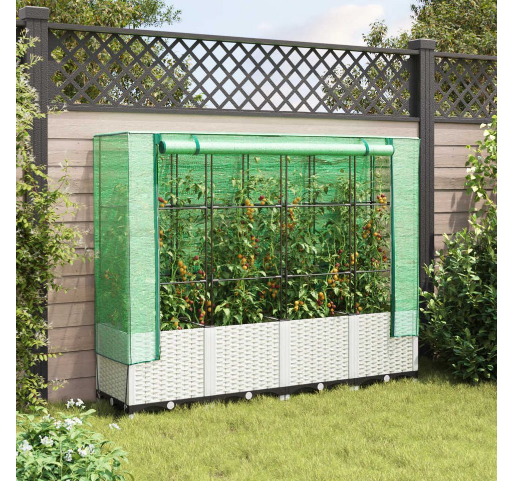 vidaXL Hochbeet, Hochbeet mit Gewächsha... vidaXL Hochbeet, Hochbeet mit Gewächsha...