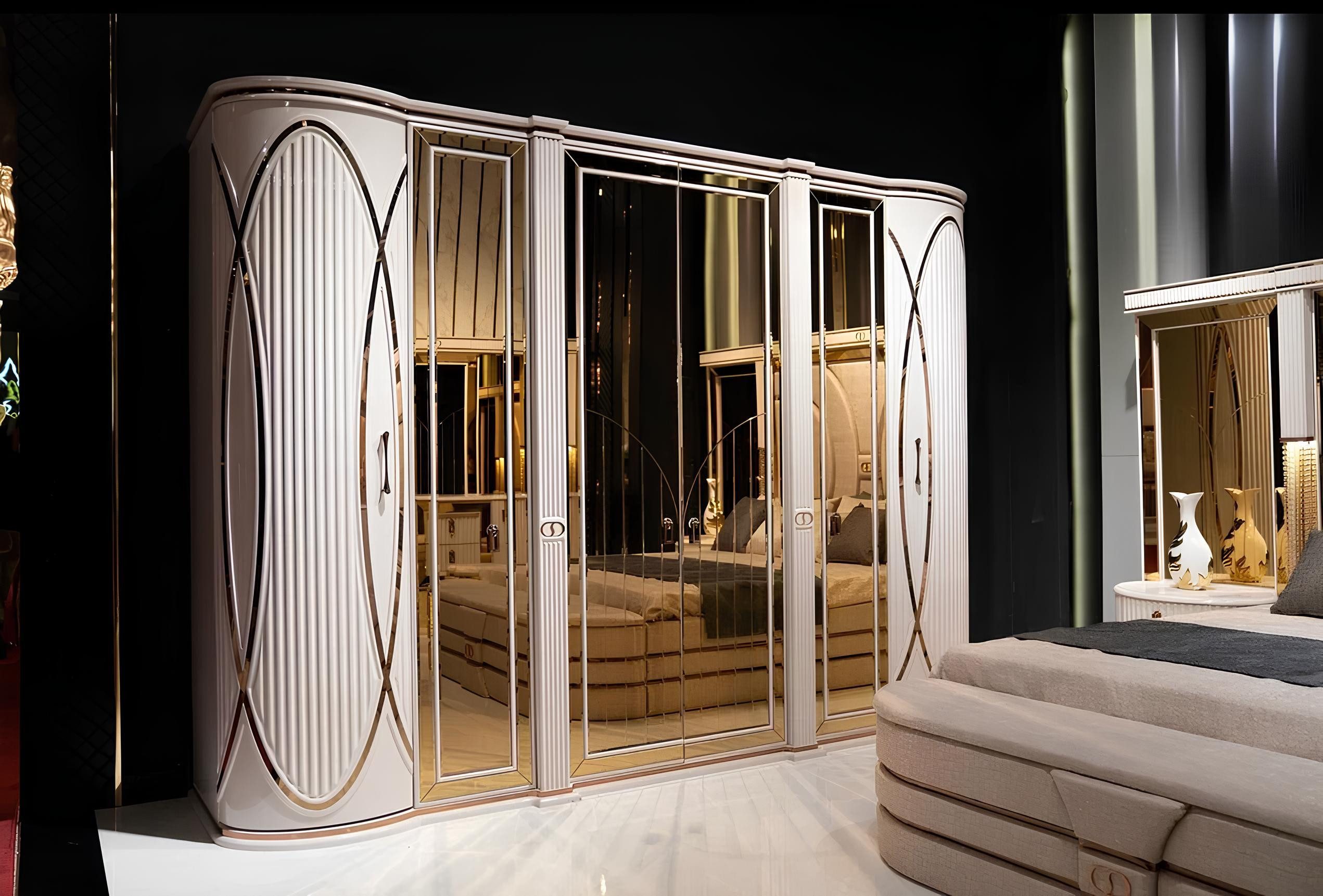 Kleiderschrank Kleiderschrank weiß Schlafzimmer Material Holz Schrank Holz Schrank